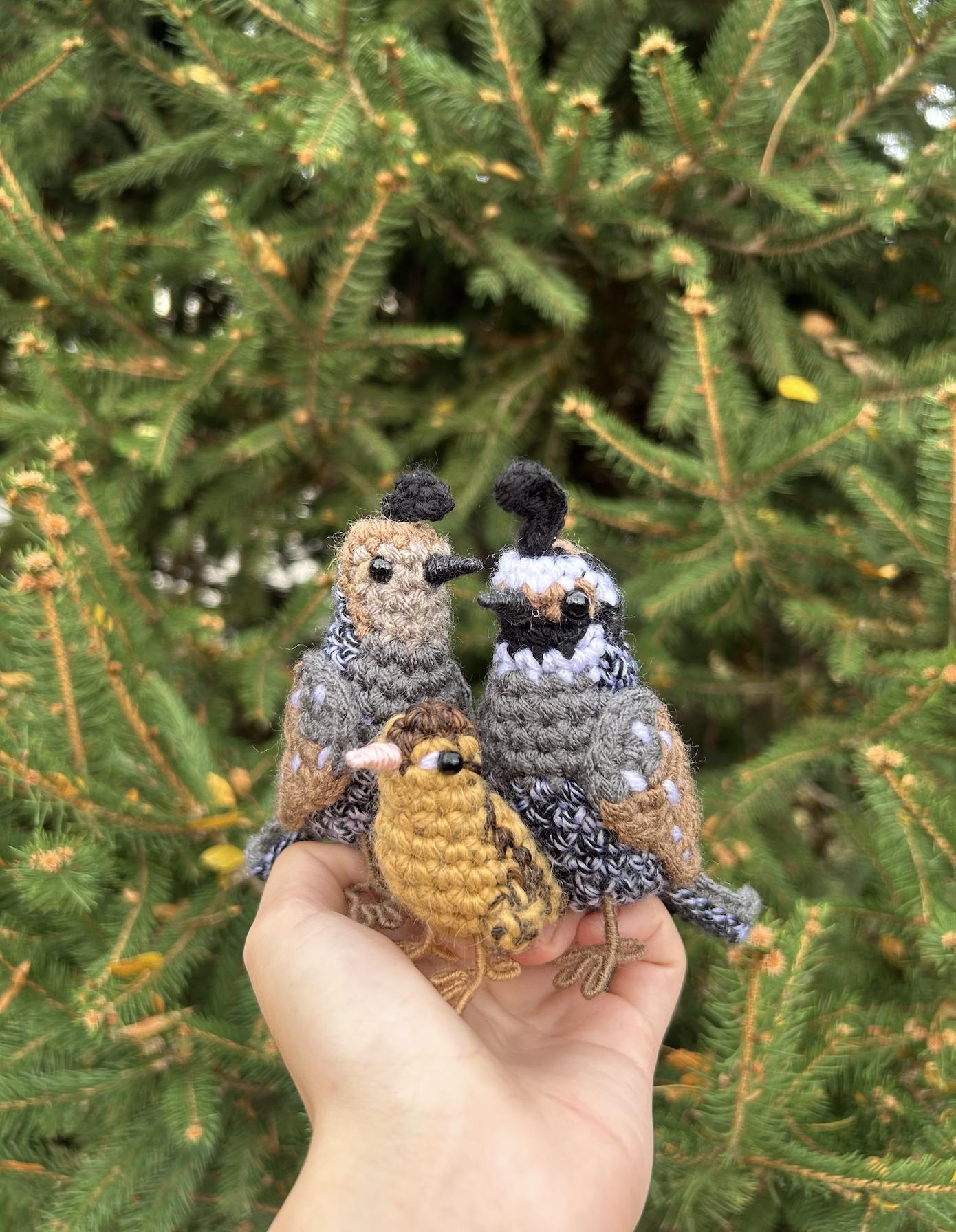 Quail Family Crochet Pattern Bundle | DIGITAL PDFs