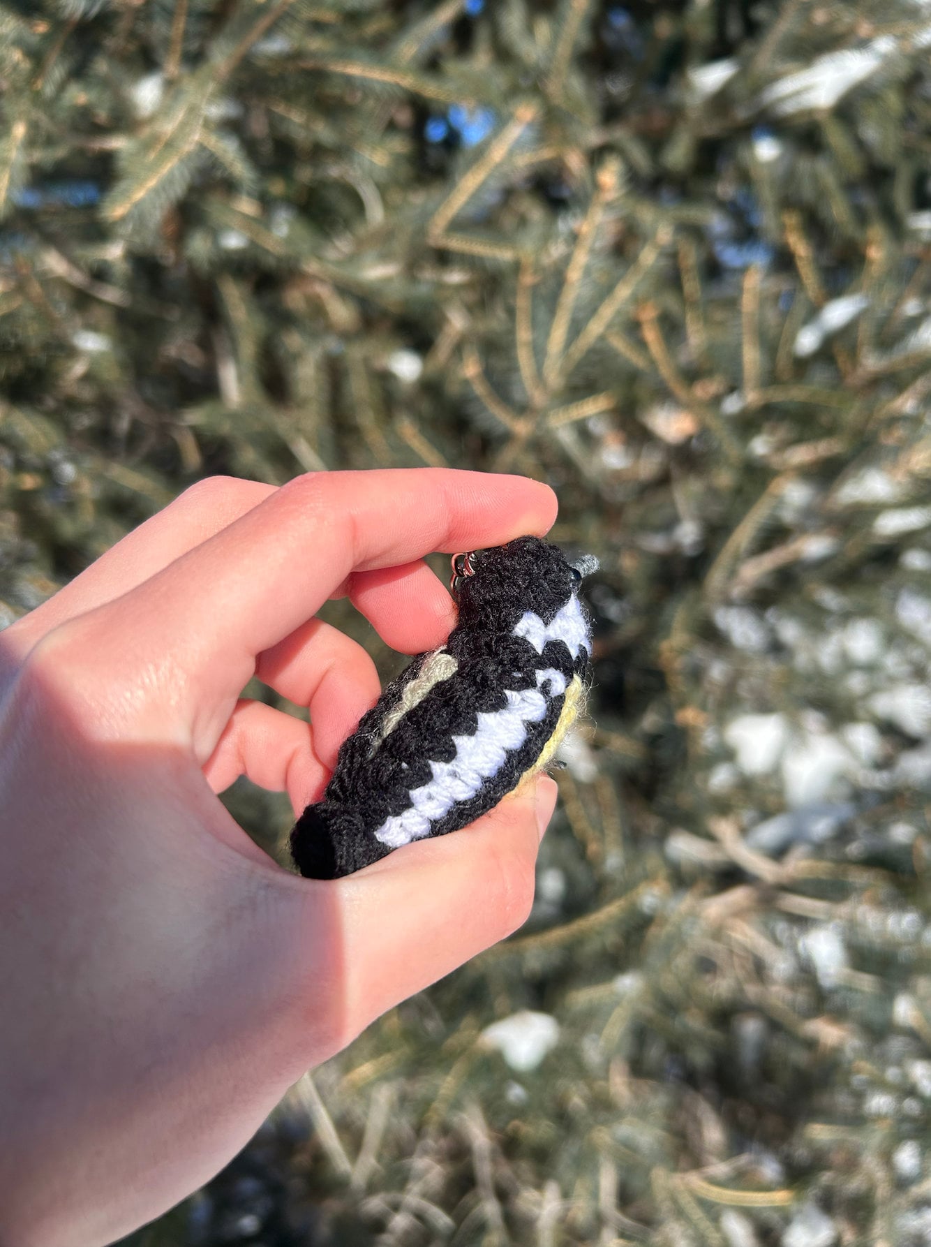 Tiny Birdies Great Tit Keychain
