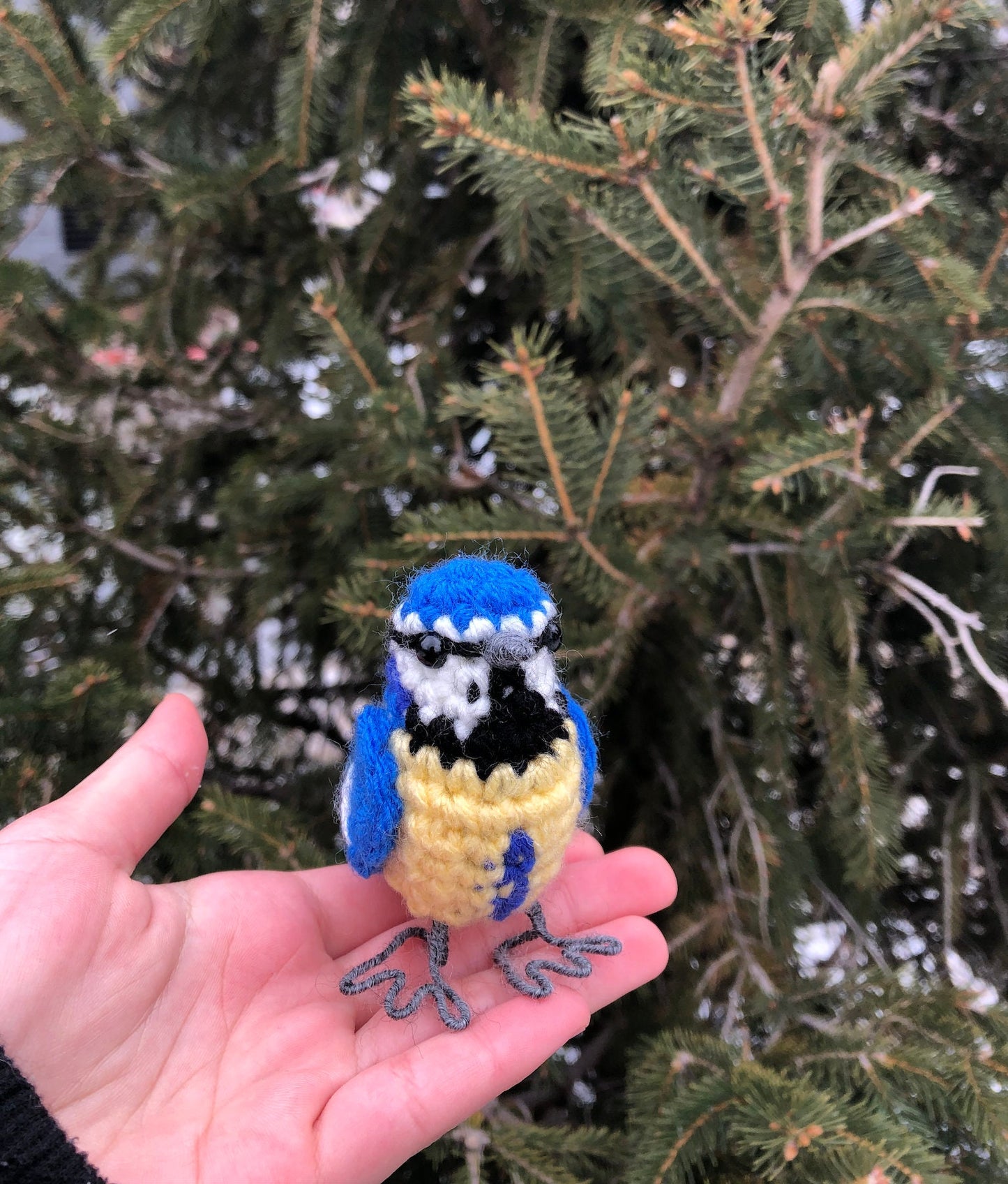 Little Blue Tit Written Crochet Pattern | DIGITAL PDF