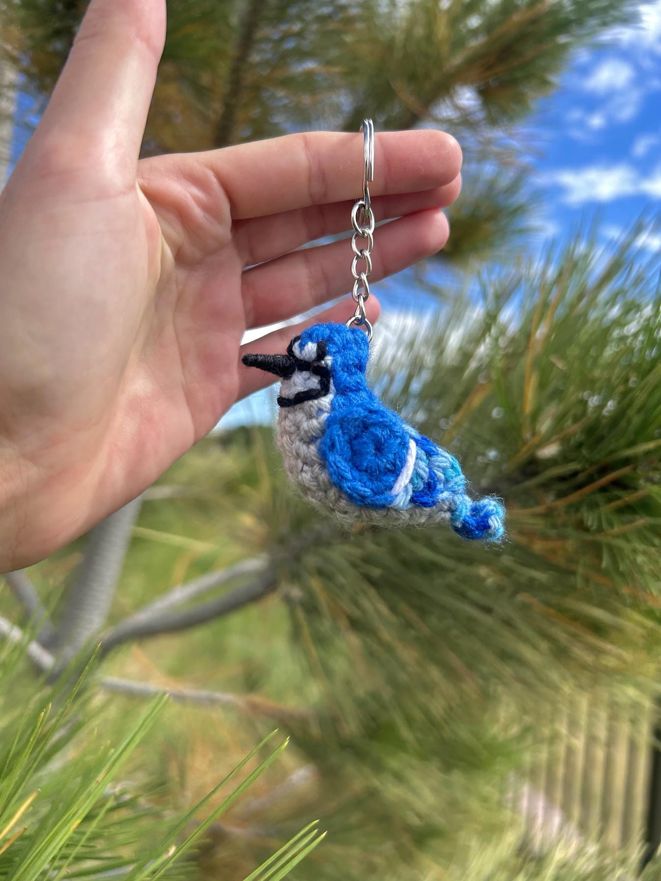 Tiny Birdies Blue Jay Written Crochet Pattern | DIGITAL PDF