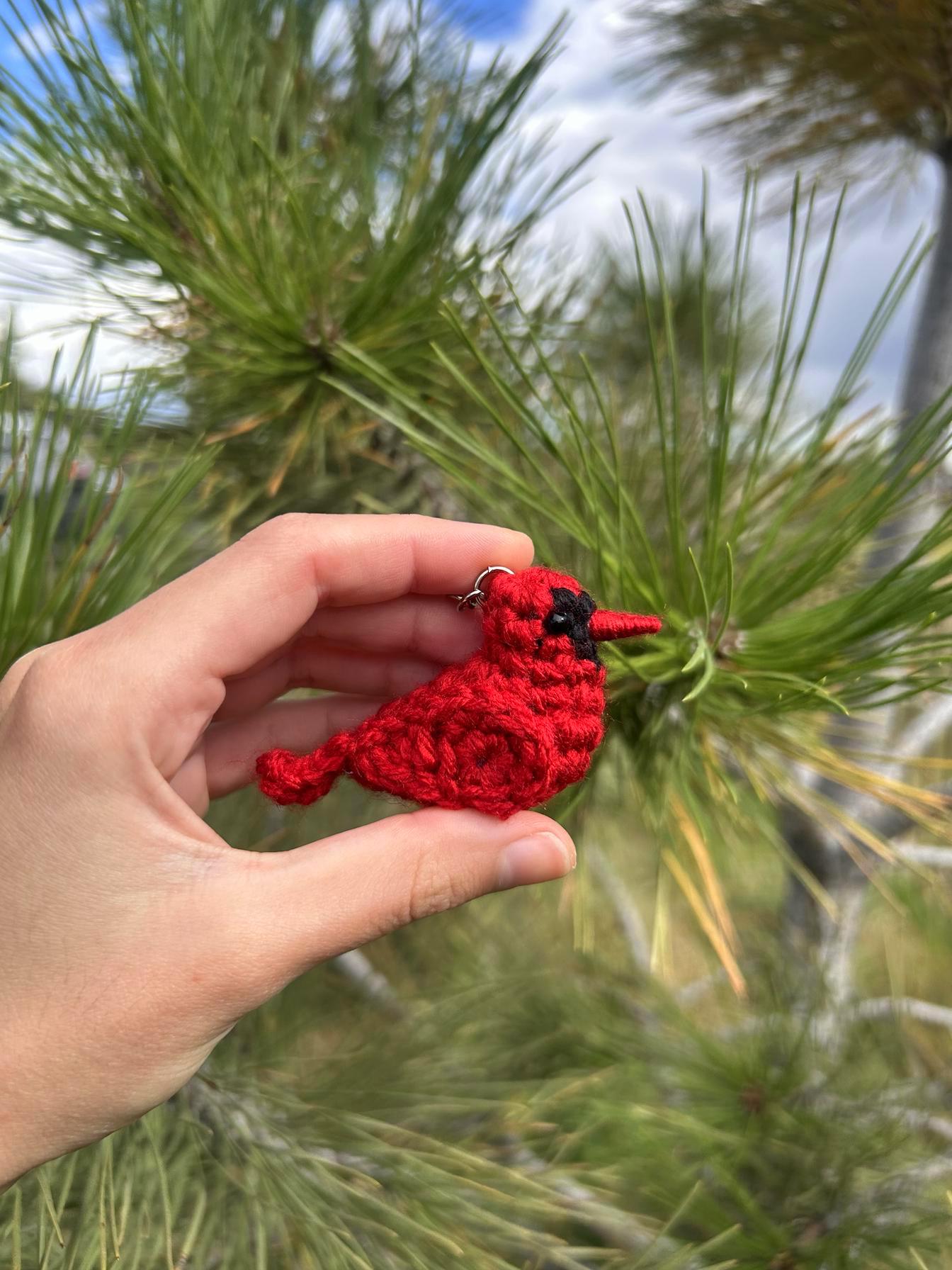 Tiny Birdies Cardinal Written Crochet Pattern | DIGITAL PDF