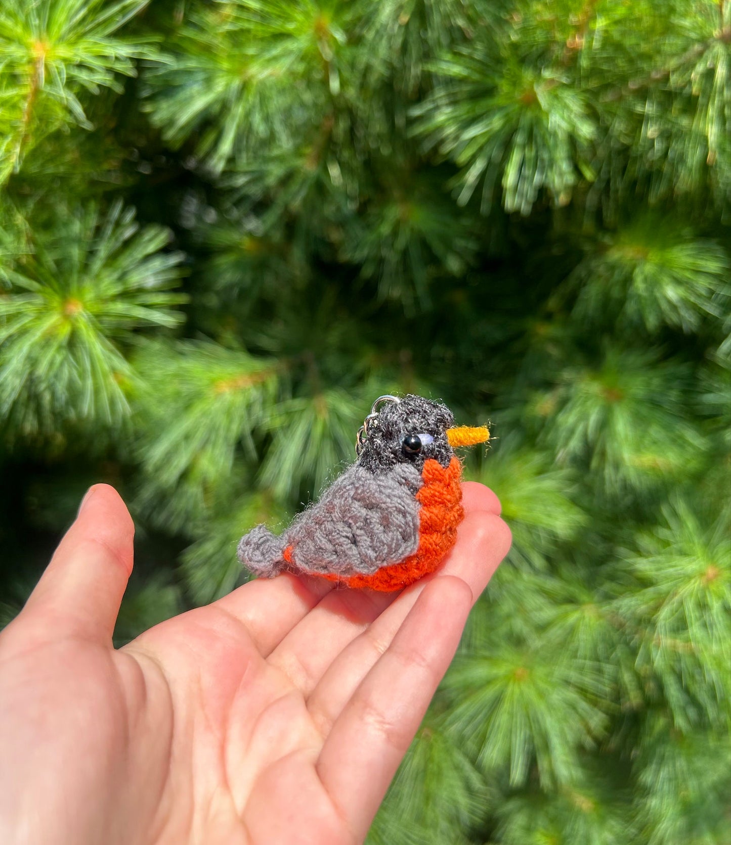 Tiny Birdies Robin Keychain