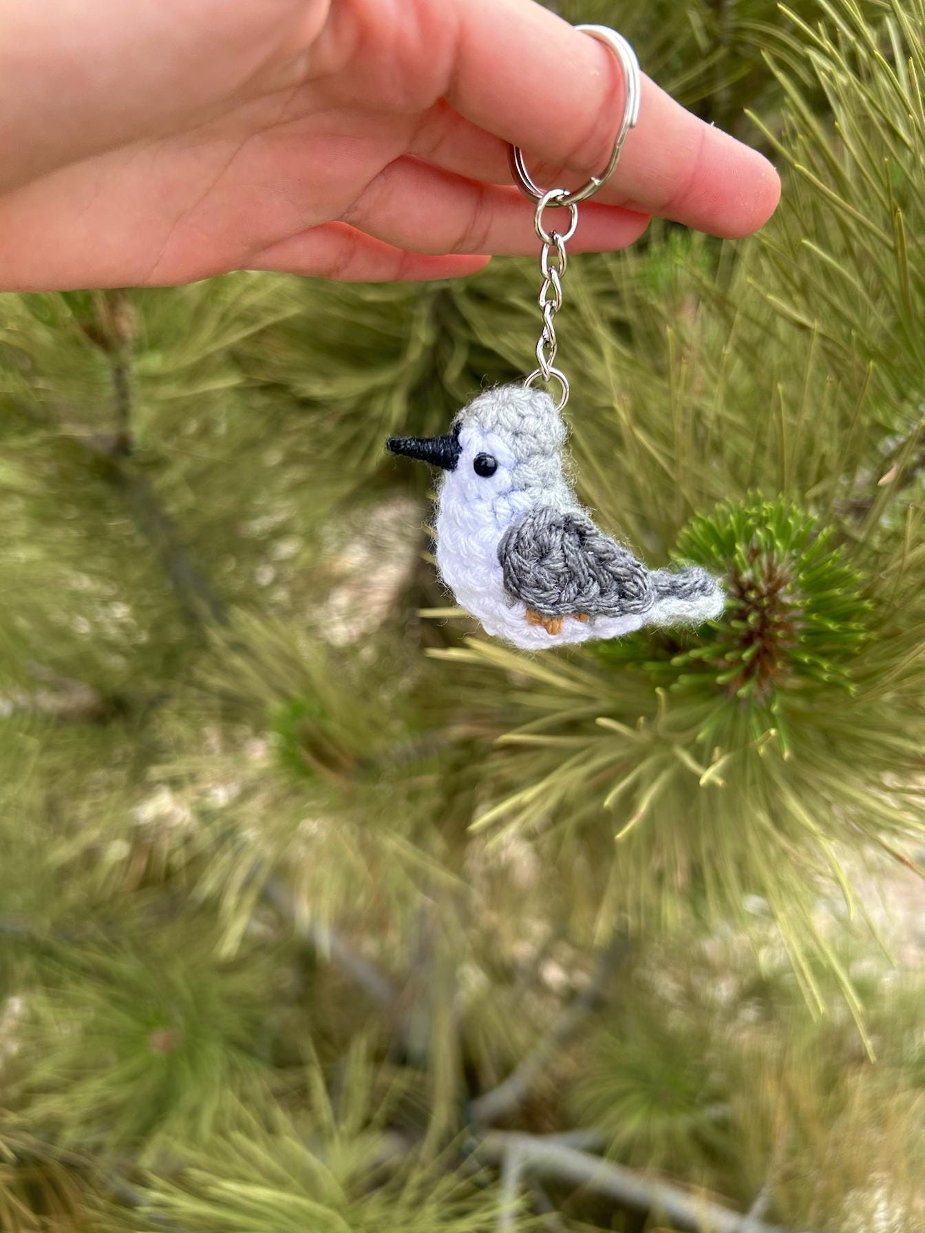 Tiny Birdies Tufted Titmouse Written Crochet Pattern | DIGITAL PDF