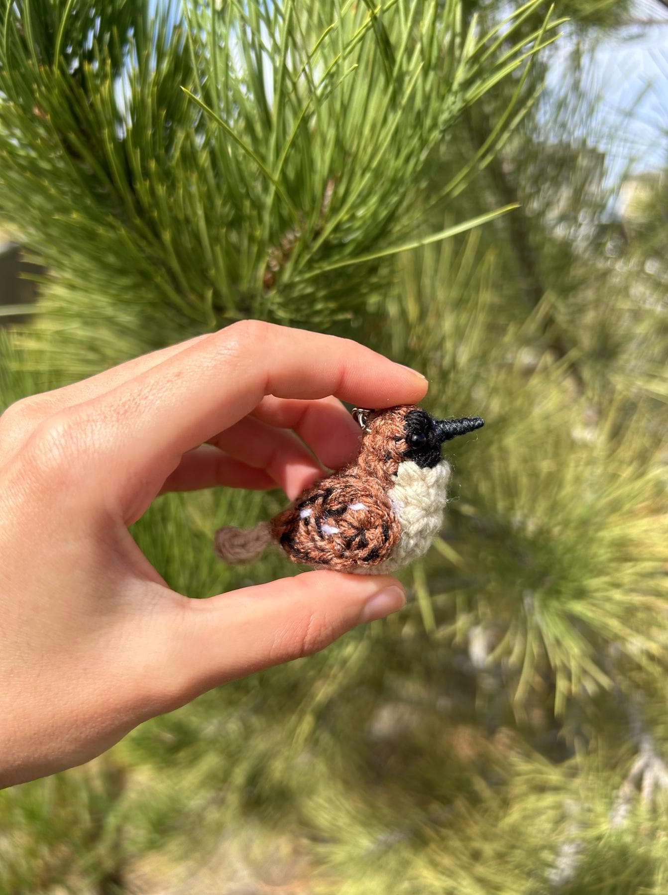 Tiny Birdies Male Sparrow Written Crochet Pattern | DIGITAL PDF