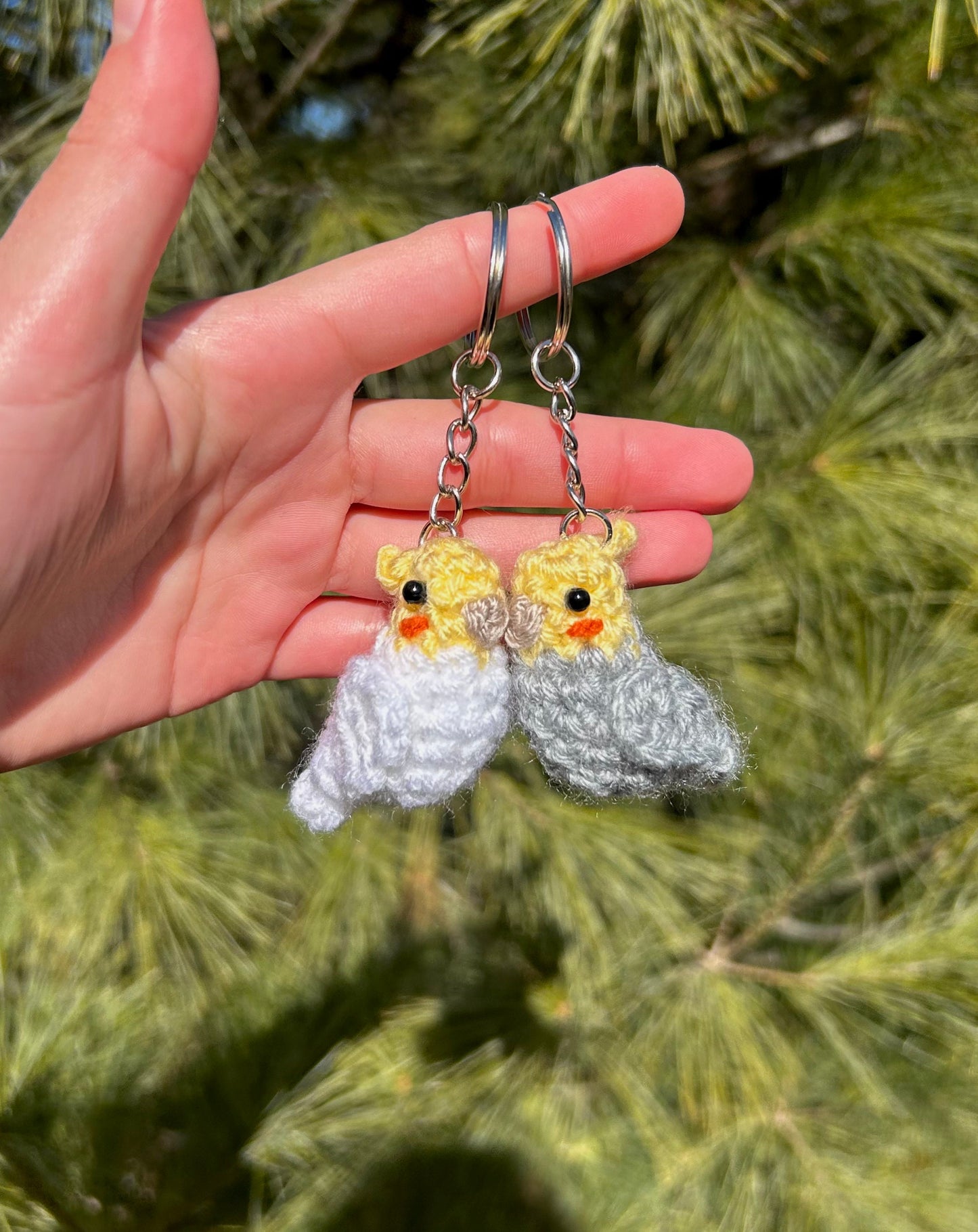 Tiny Birdies Cockatiel Keychain