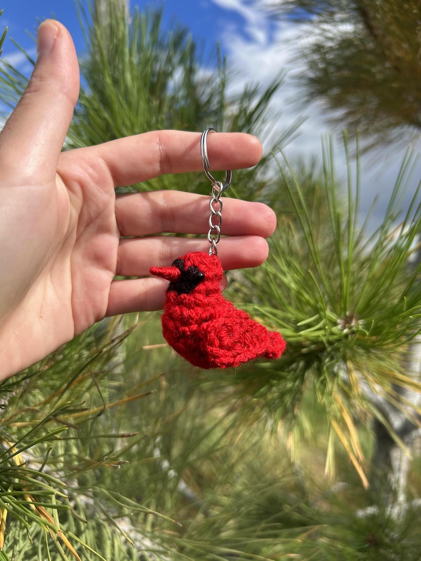 Tiny Birdies Cardinal Written Crochet Pattern | DIGITAL PDF