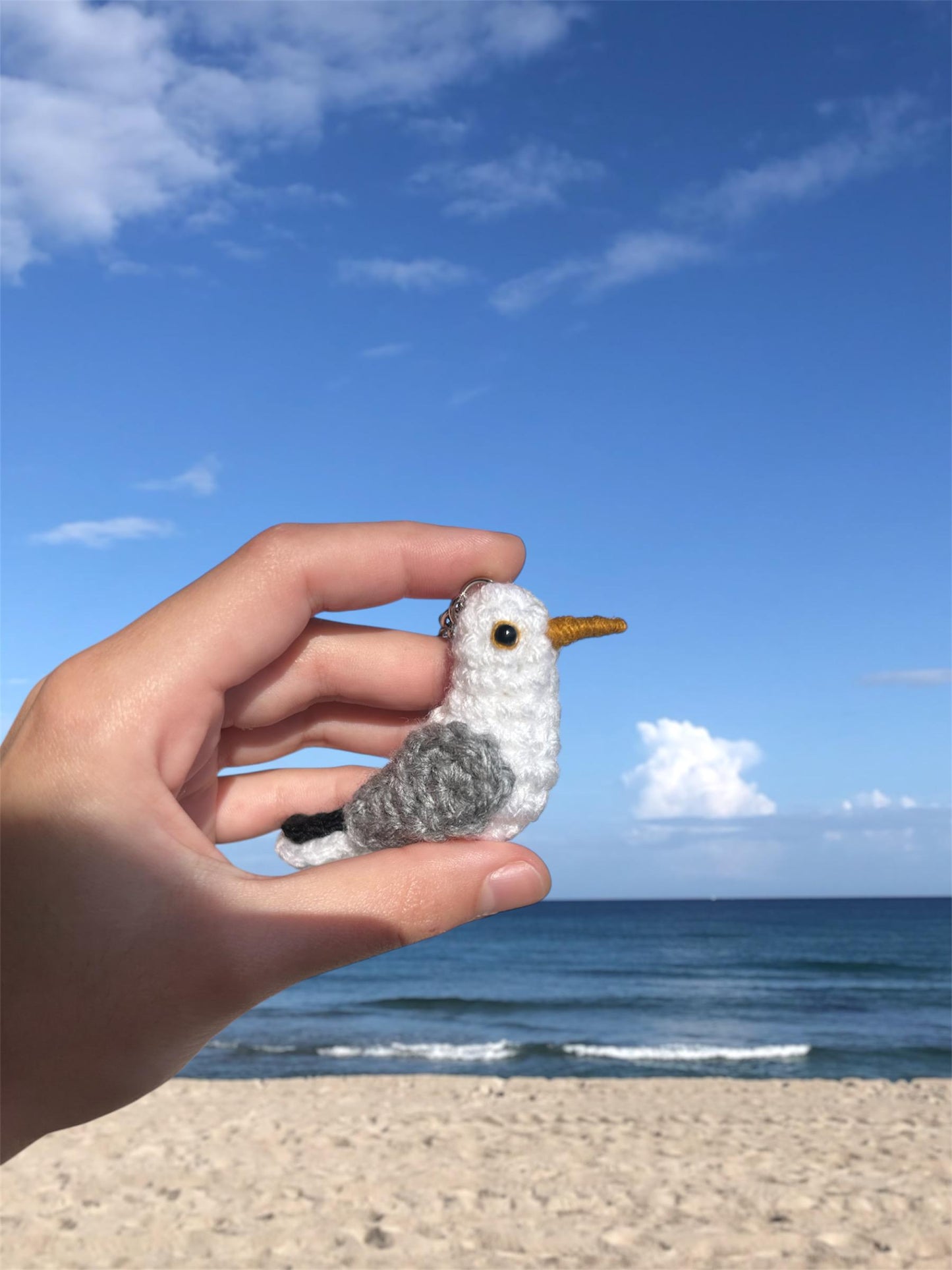 Tiny Birdies Seagull Written Crochet Pattern | DIGITAL PDF