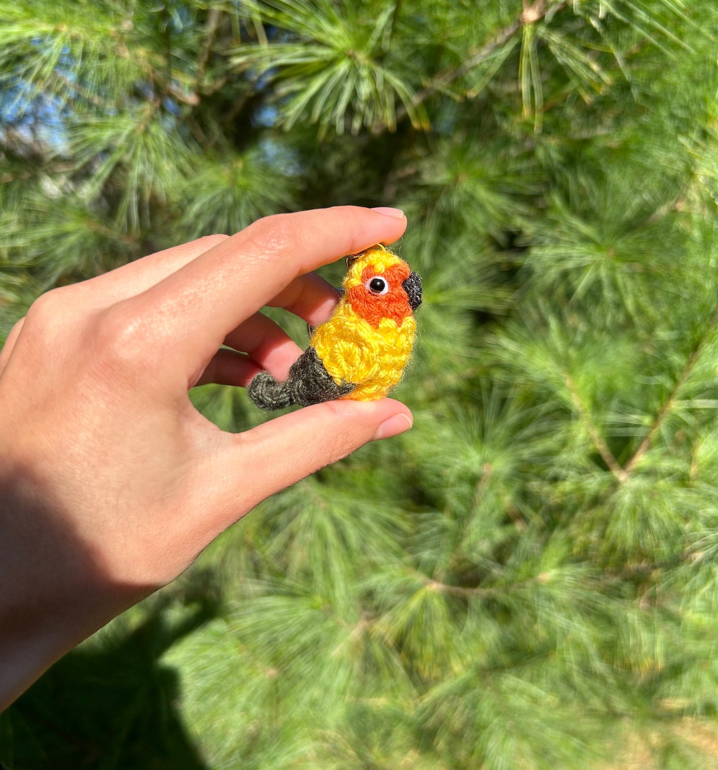 Tiny Birdies Sun Conure Written Crochet Pattern | DIGITAL PDF
