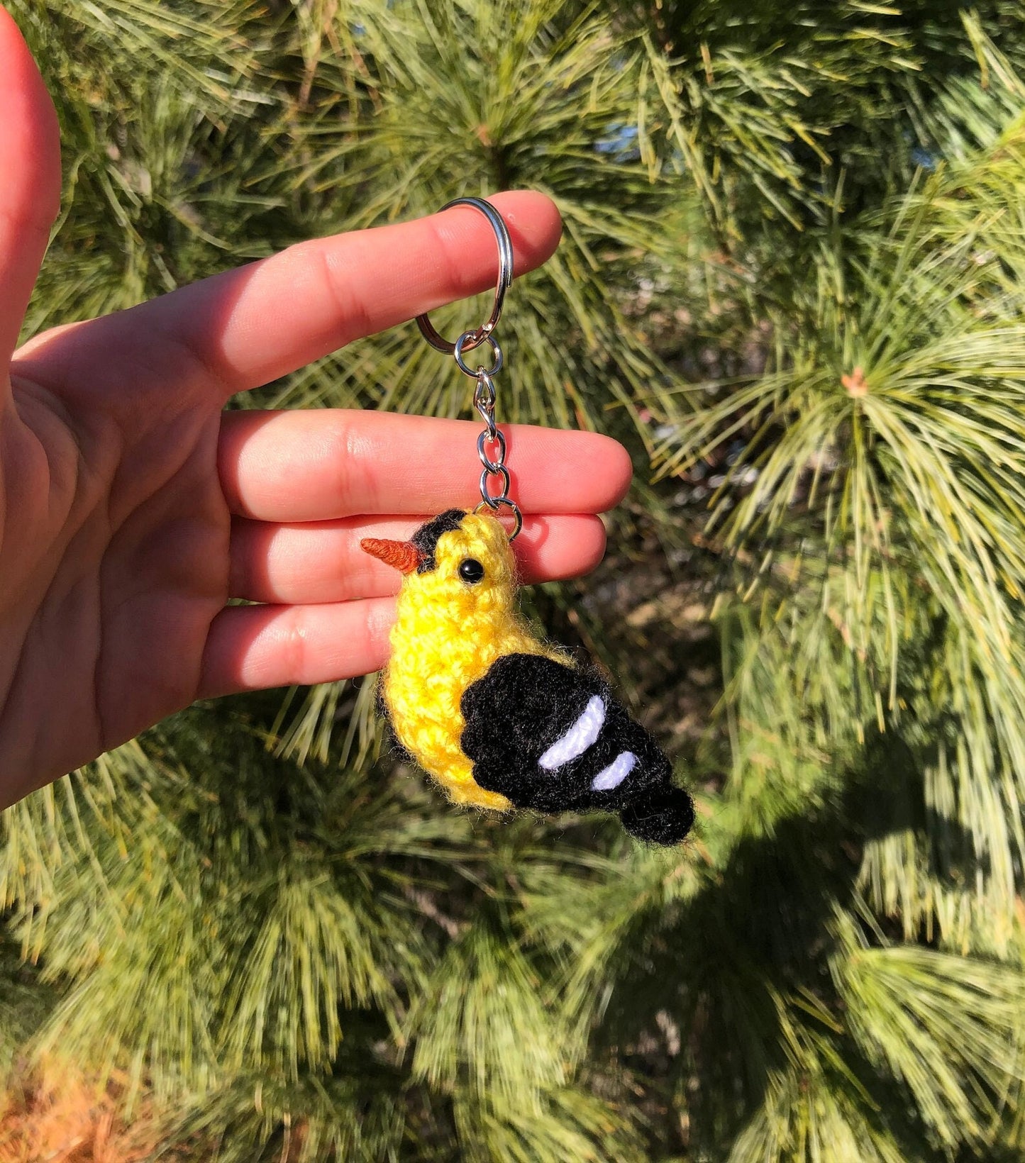 Tiny Birdies American Goldfinch Keychain