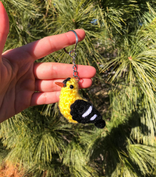Tiny Birdies American Goldfinch Keychain