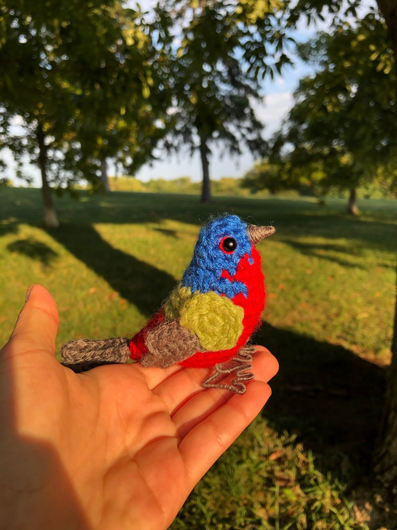 Painted Bunting Written Crochet Pattern | DIGITAL PDF