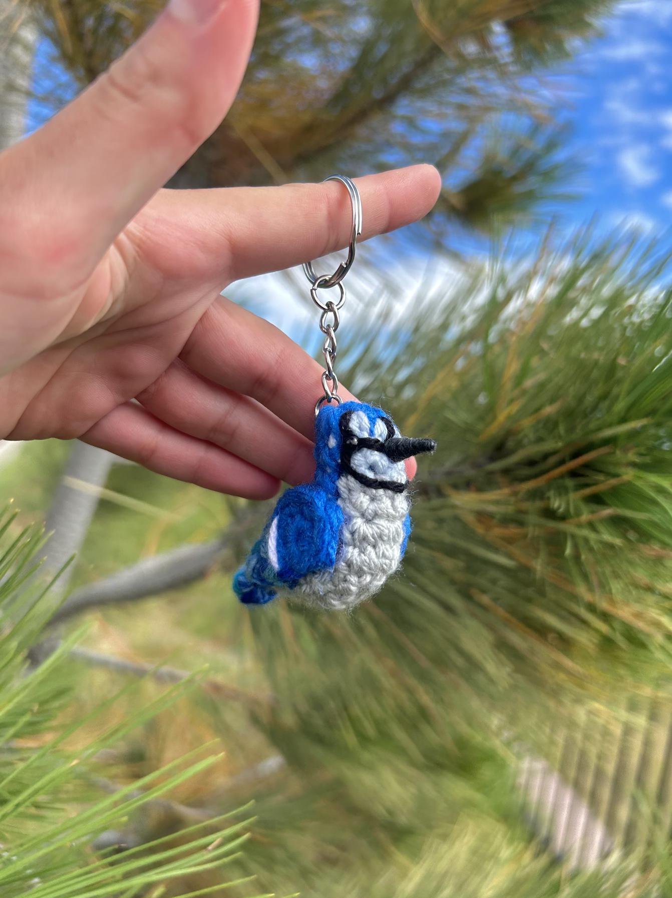Tiny Birdies Blue Jay Written Crochet Pattern | DIGITAL PDF