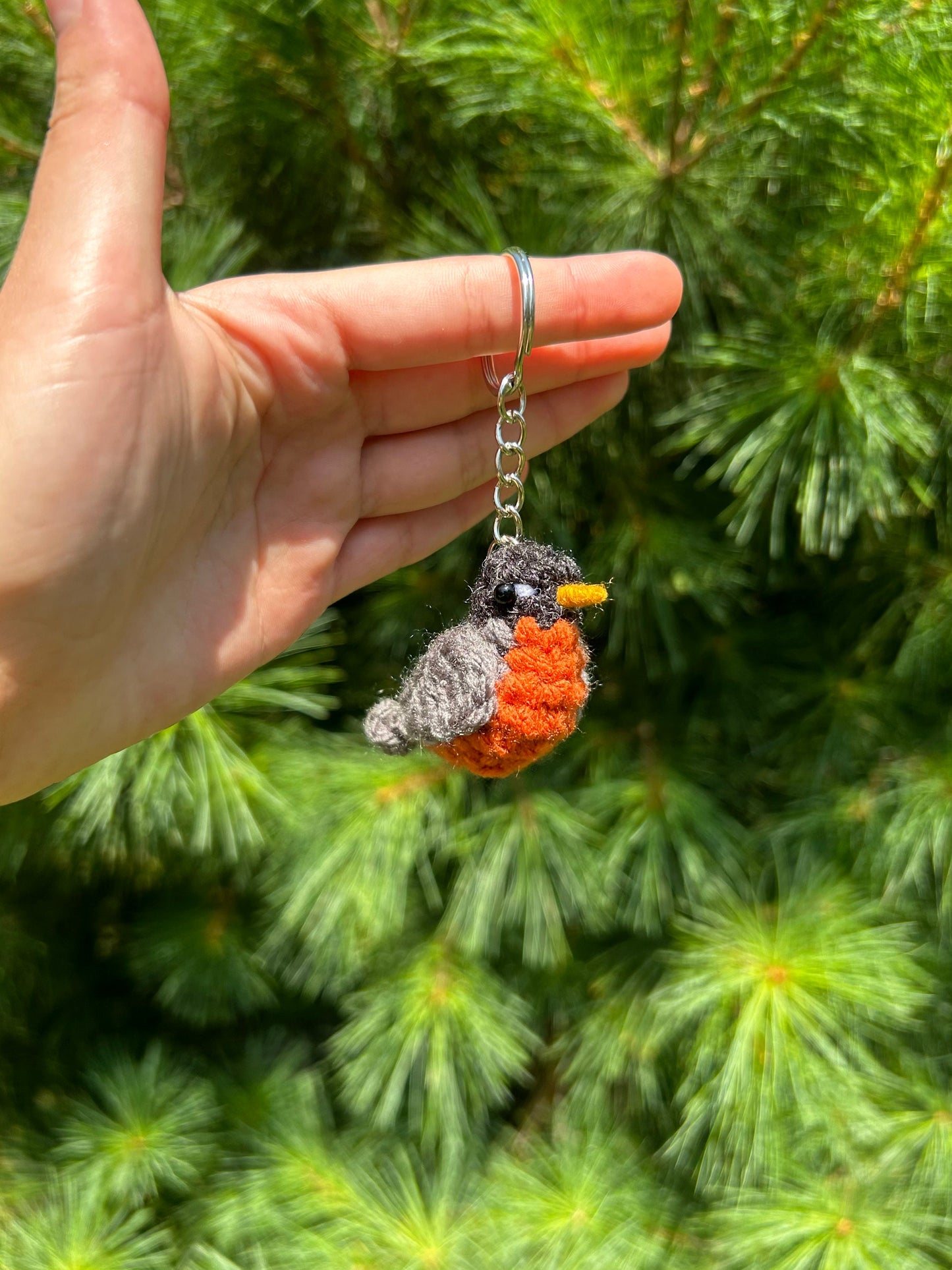 Tiny Birdies Robin Keychain