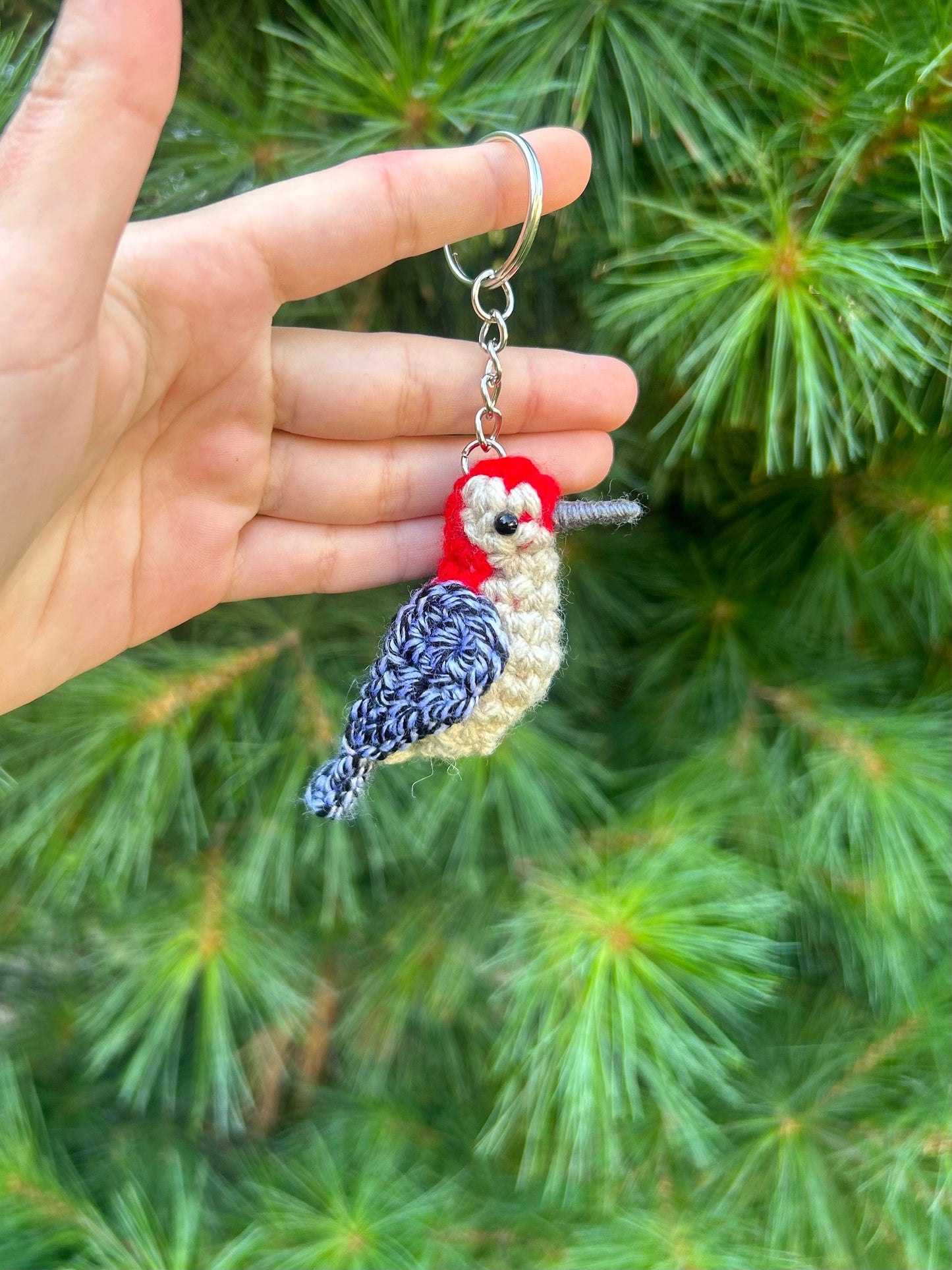 Tiny Birdies Woodpecker Written Crochet Pattern | DIGITAL PDF