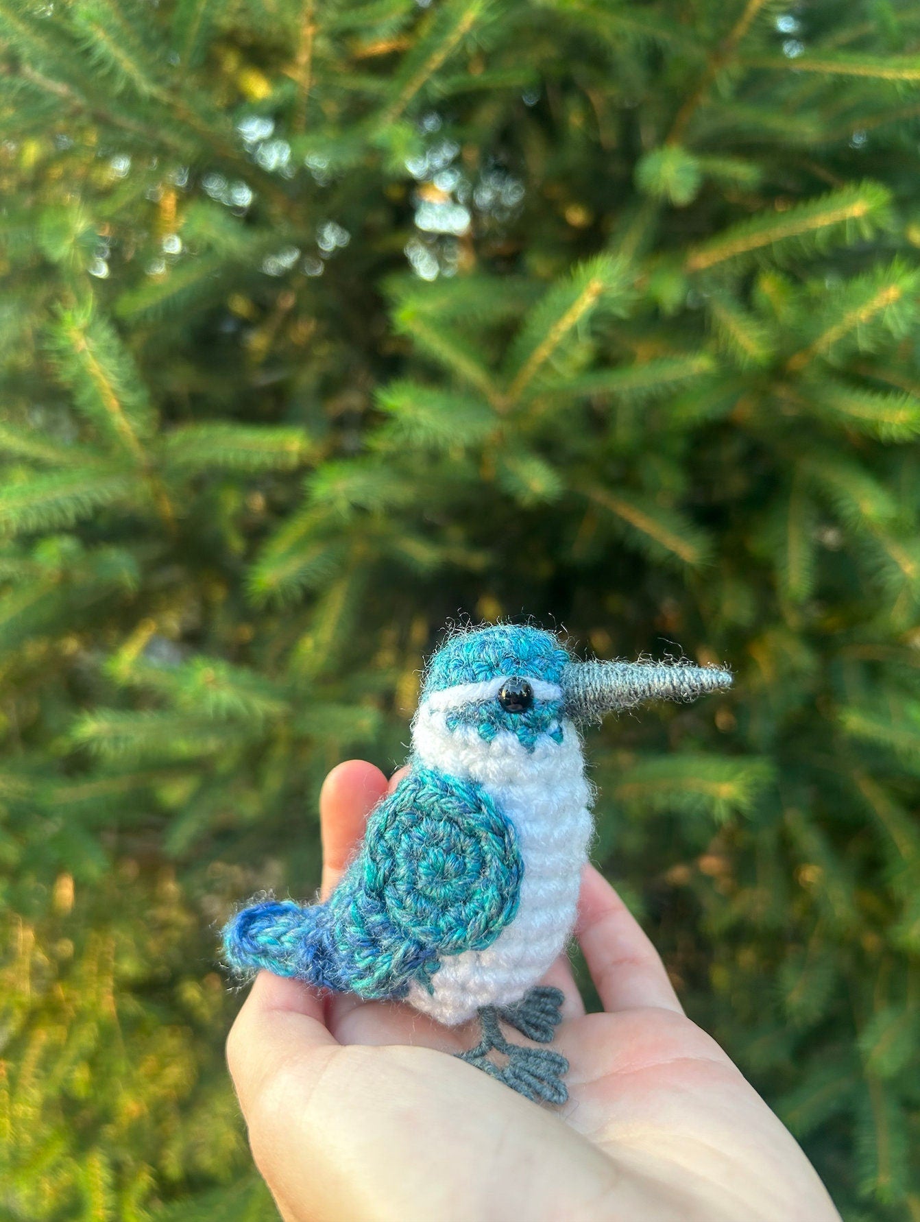 Collared Kingfisher Plush