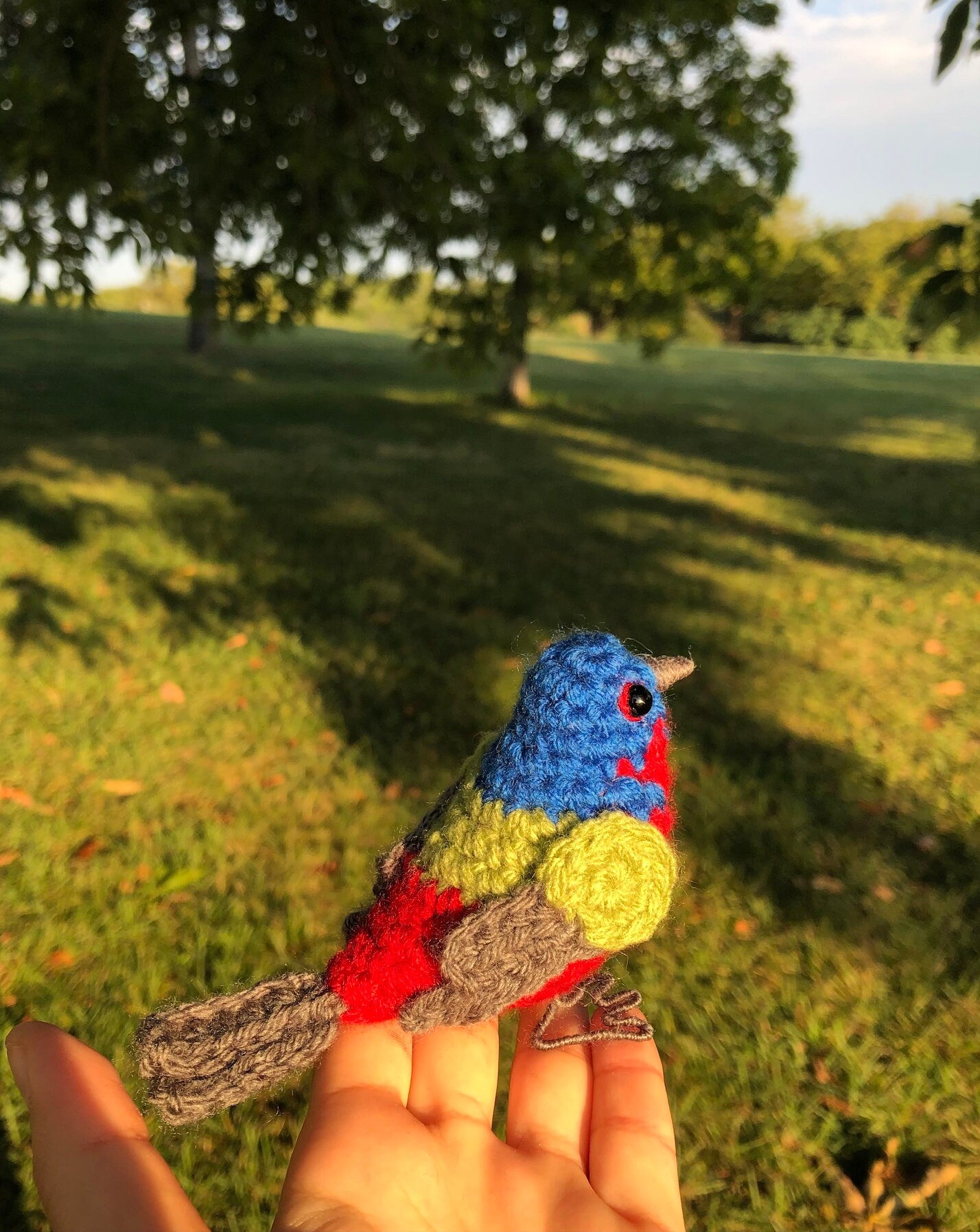 Painted Bunting Written Crochet Pattern | DIGITAL PDF