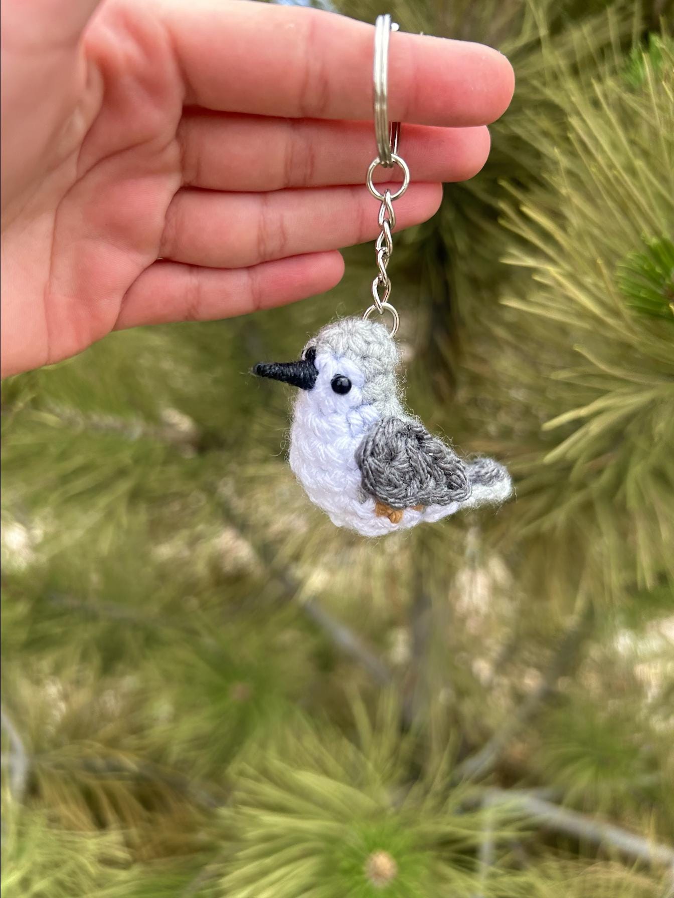 Tiny Birdies Tufted Titmouse Written Crochet Pattern | DIGITAL PDF