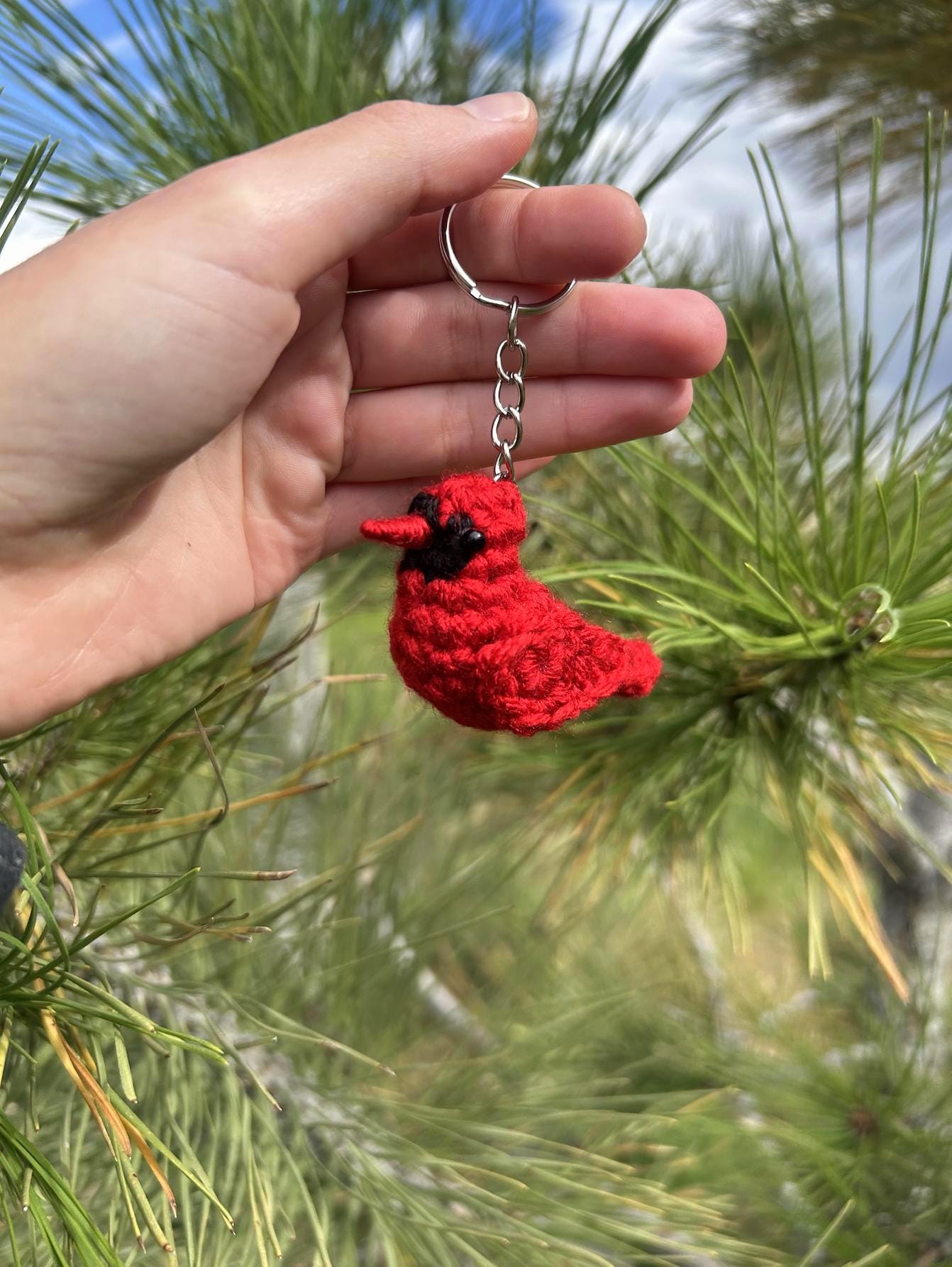Tiny Birdies Cardinal Written Crochet Pattern | DIGITAL PDF