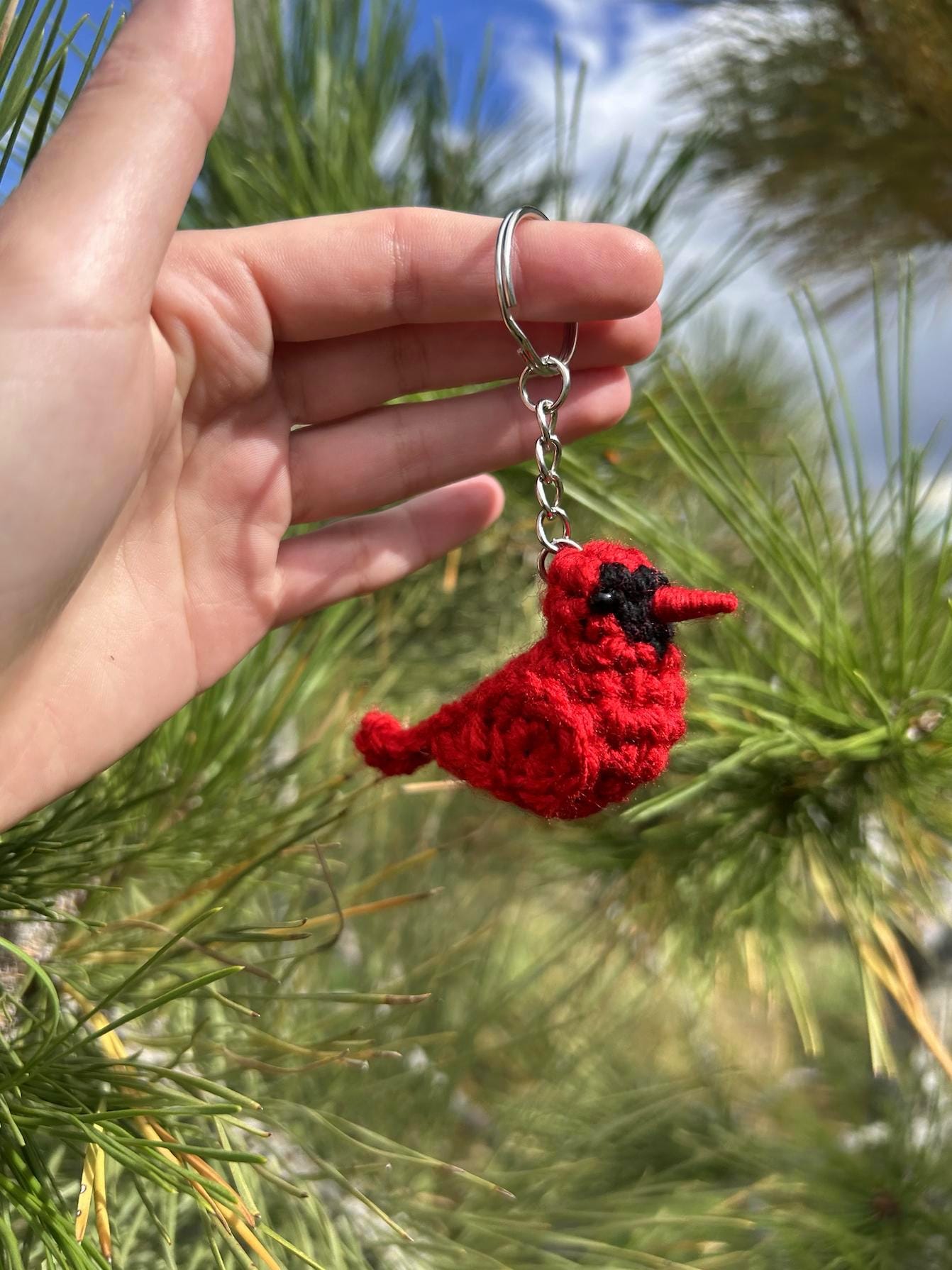 Tiny Birdies Cardinal Written Crochet Pattern | DIGITAL PDF