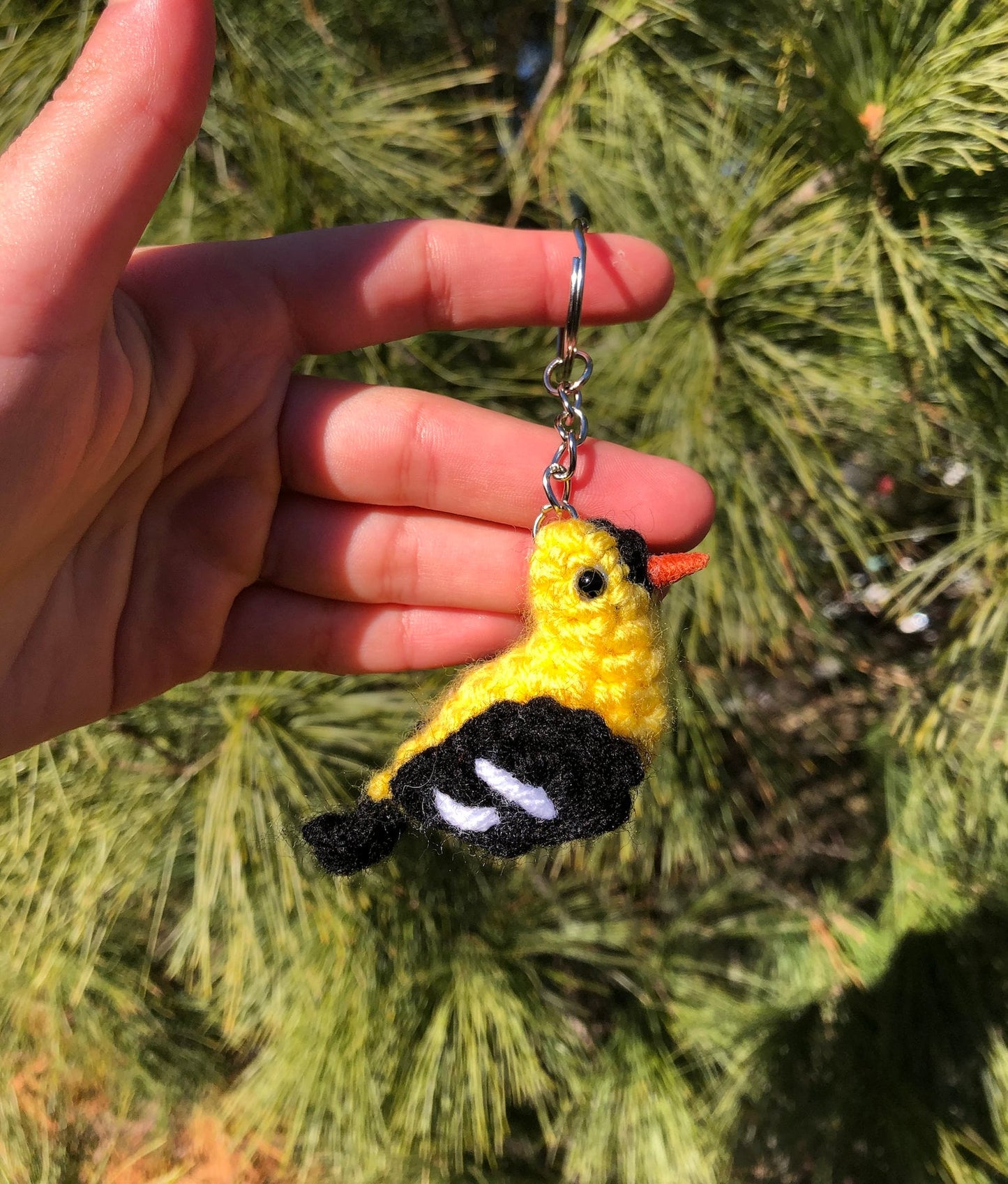 Tiny Birdies American Goldfinch Keychain