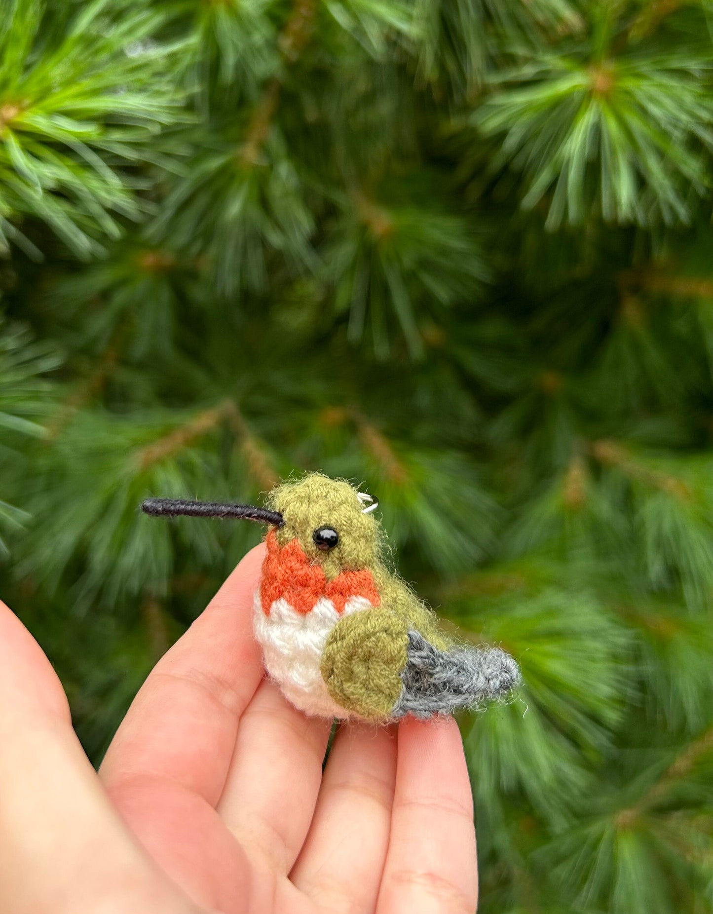 Tiny Birdies Hummingbird Keychain