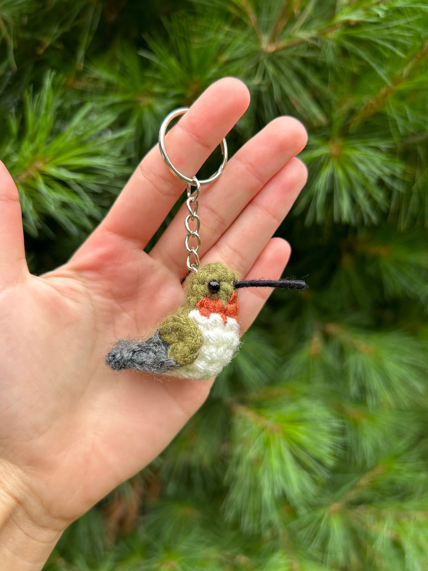 Tiny Birdies Hummingbird Keychain
