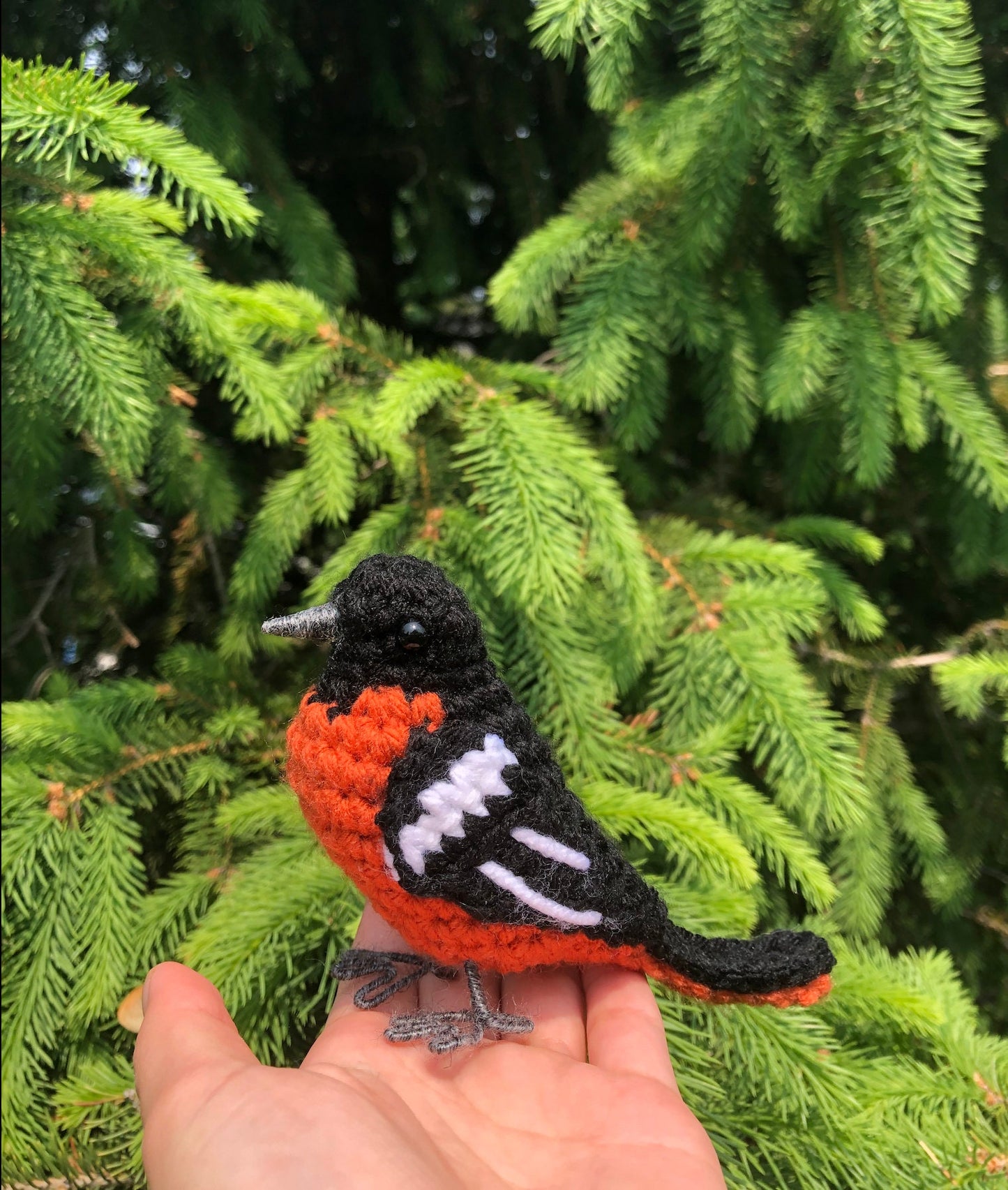Baltimore Oriole Written Crochet Pattern | DIGITAL PDF