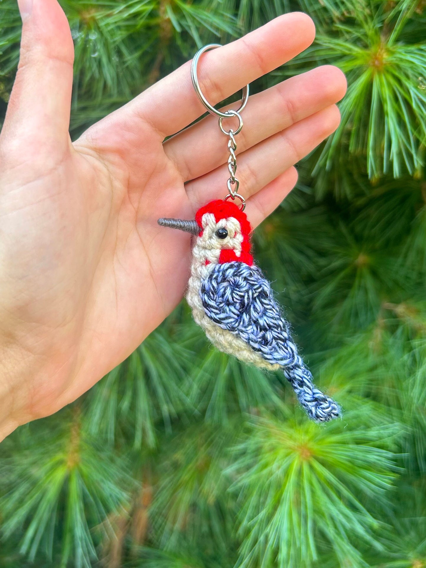 Tiny Birdies Woodpecker Written Crochet Pattern | DIGITAL PDF