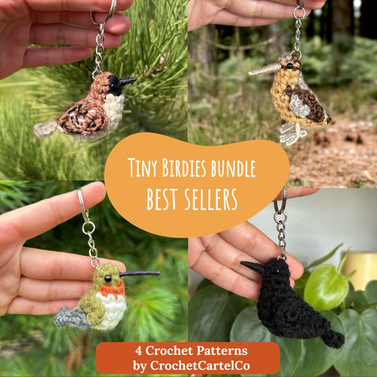 Tiny Birdies Best Sellers Crochet Pattern Bundle | DIGITAL PDFs