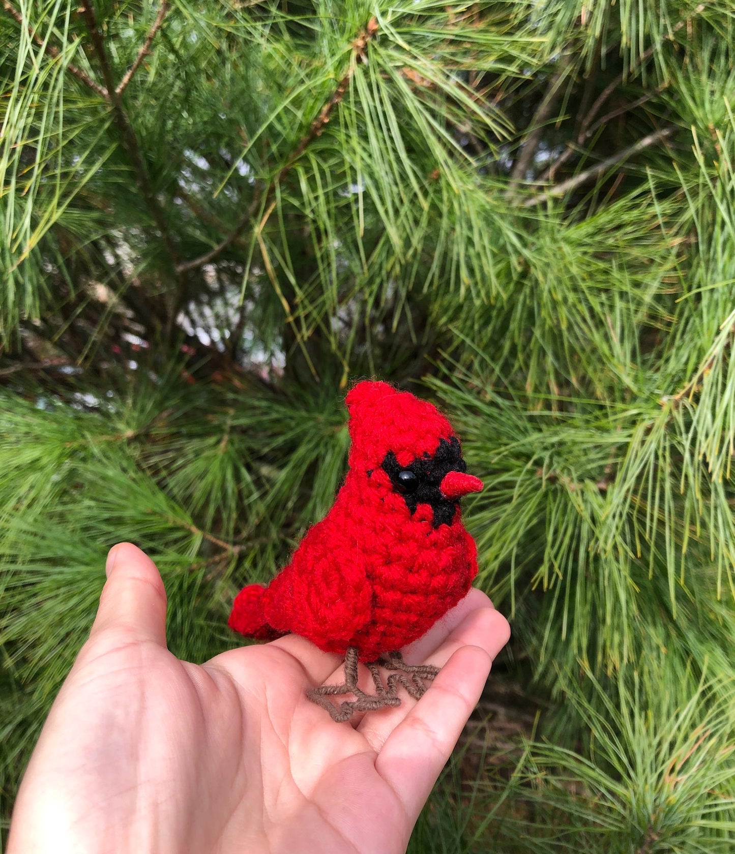 Little Cardinal Written Crochet Pattern | DIGITAL PDF