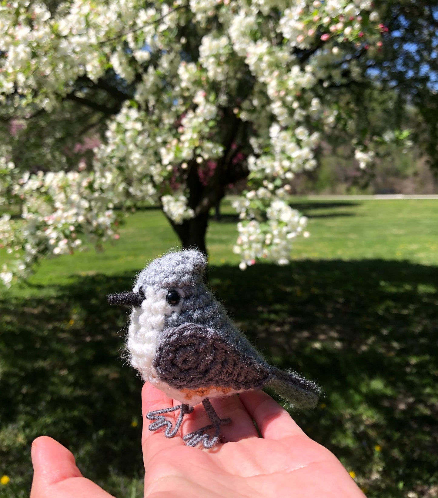 Tufted Titmouse Written Crochet Pattern | DIGITAL PDF