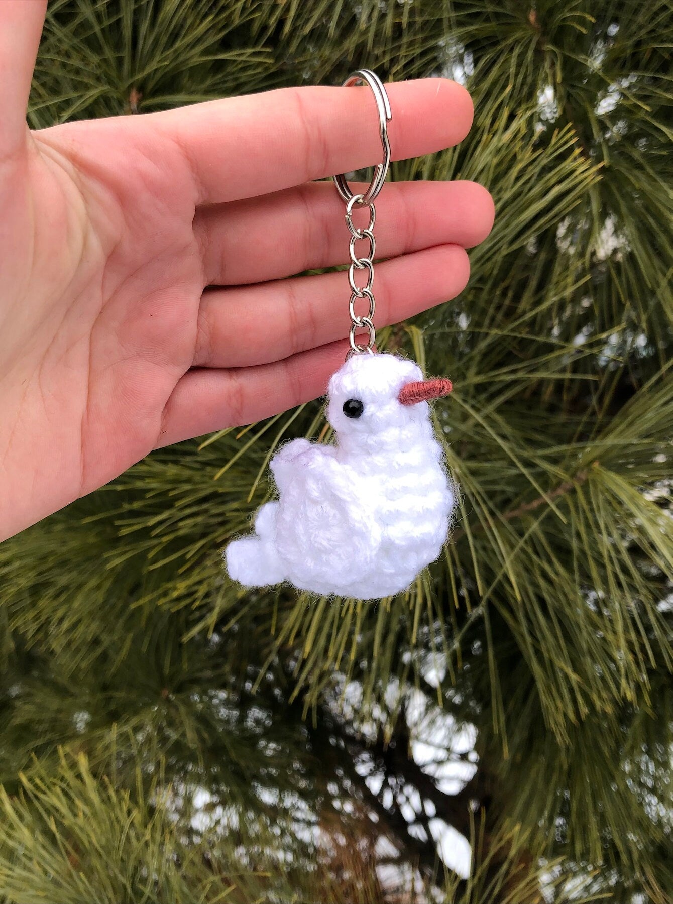 Tiny Birdies White Dove Written Crochet Pattern | DIGITAL PDF