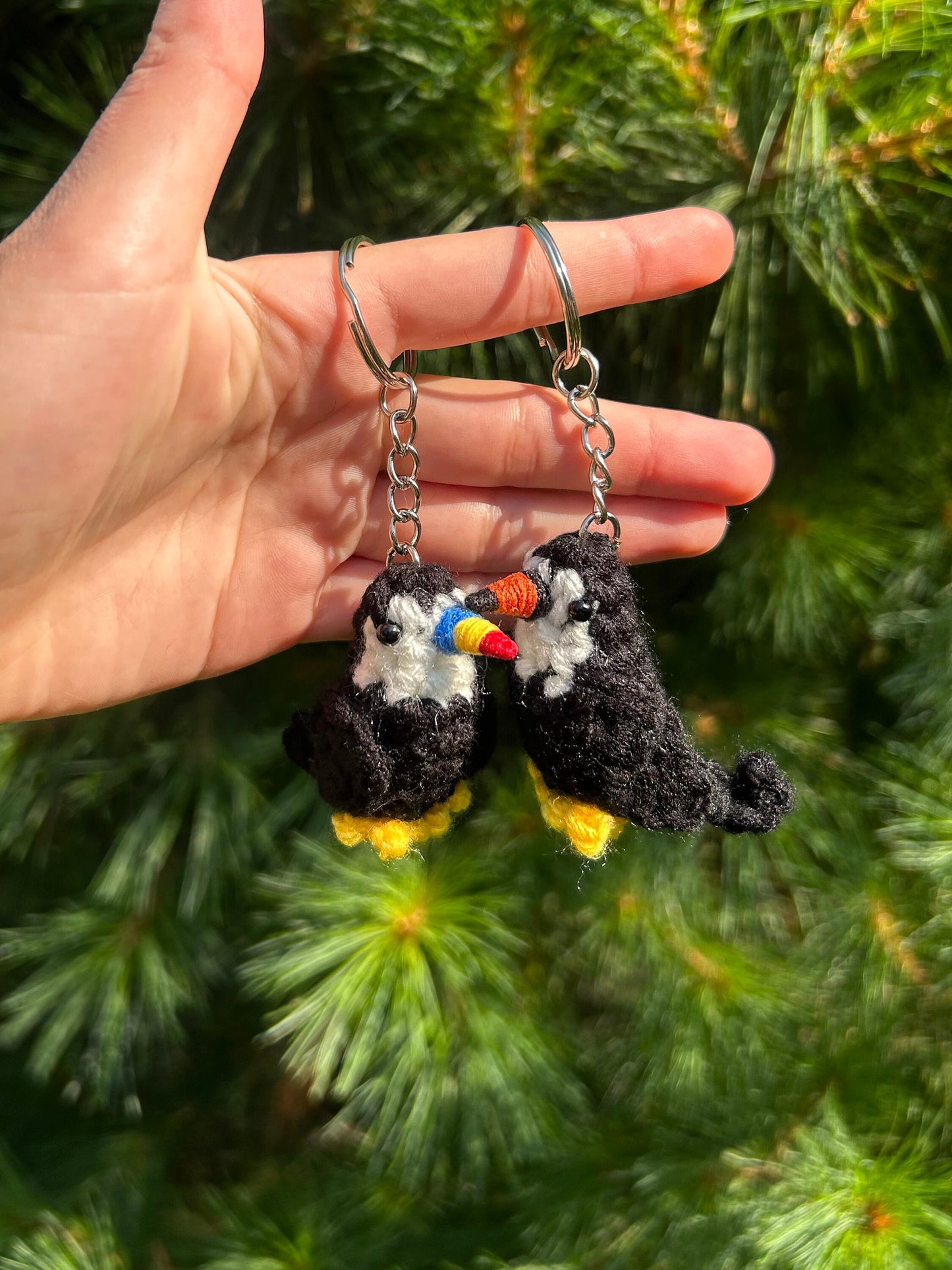 Tiny Birdies Toucan Keychain
