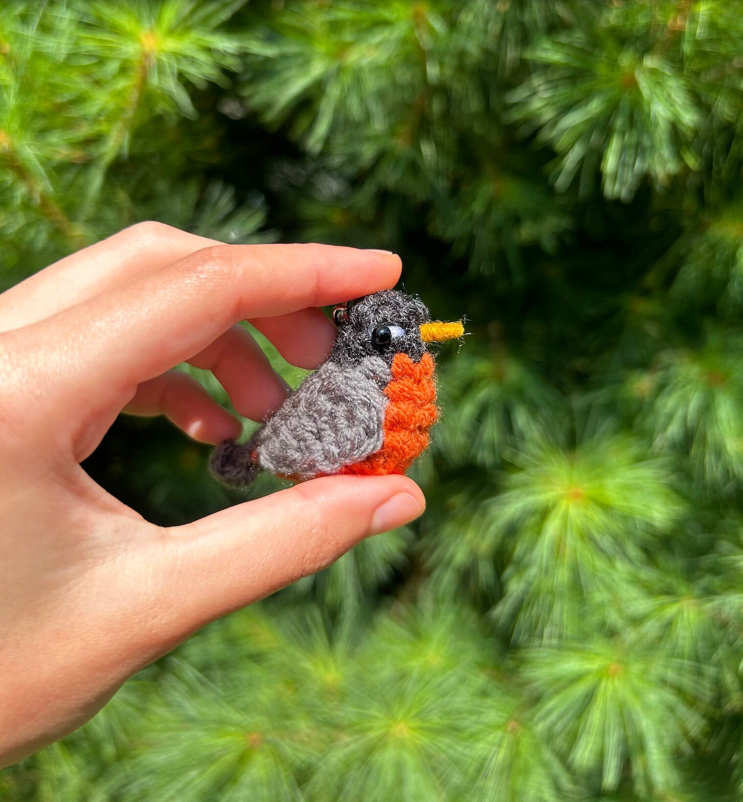 Tiny Birdies Robin Keychain
