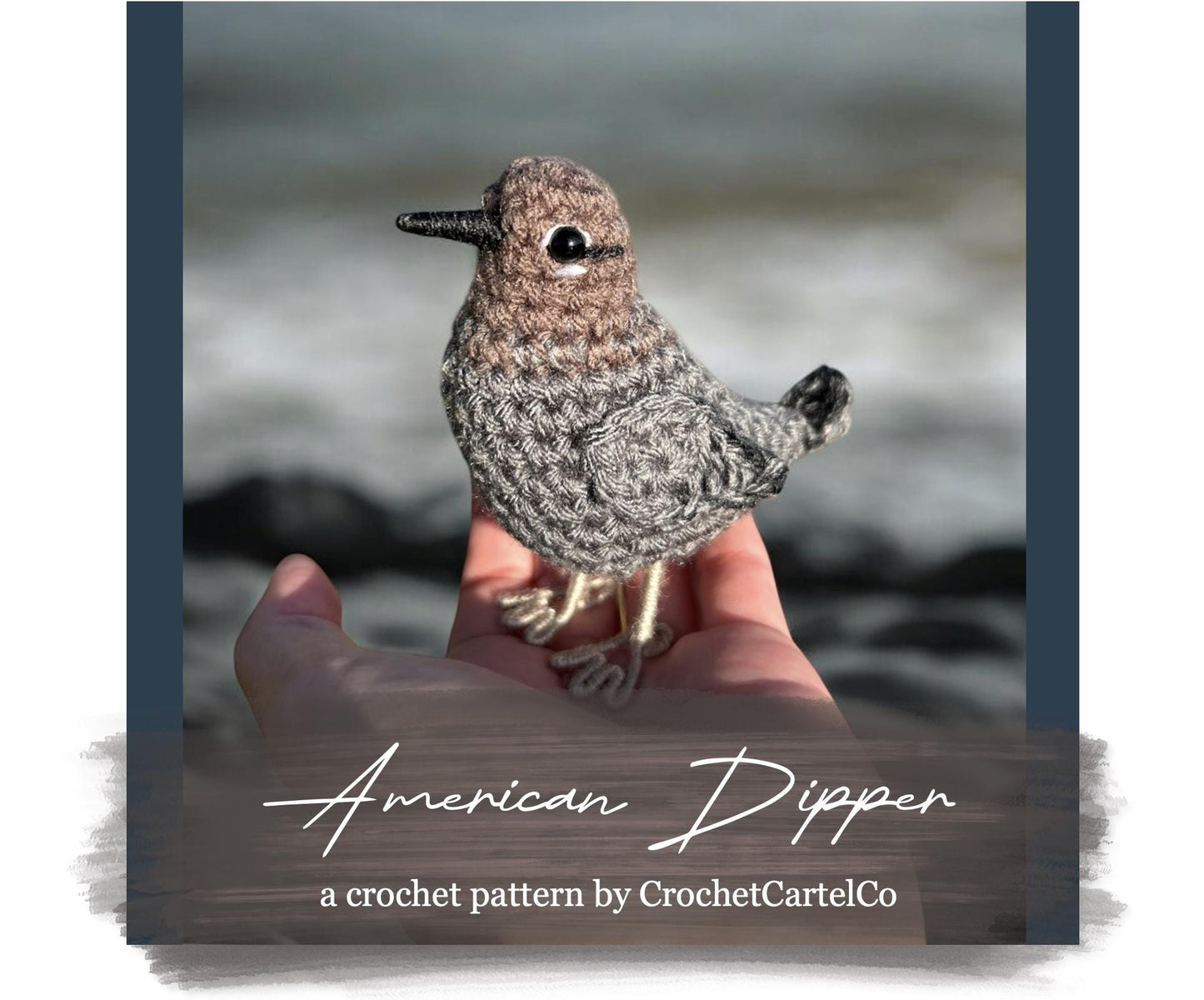 American Dipper Written Crochet Pattern | DIGITAL PDF