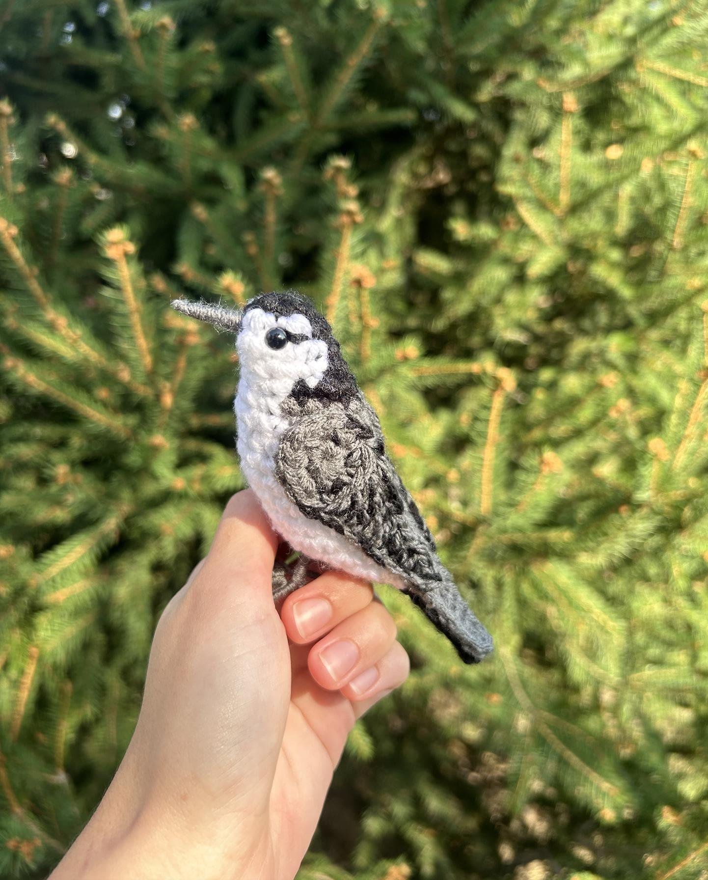 White-breasted Nuthatch Written Crochet Pattern | DIGITAL PDF