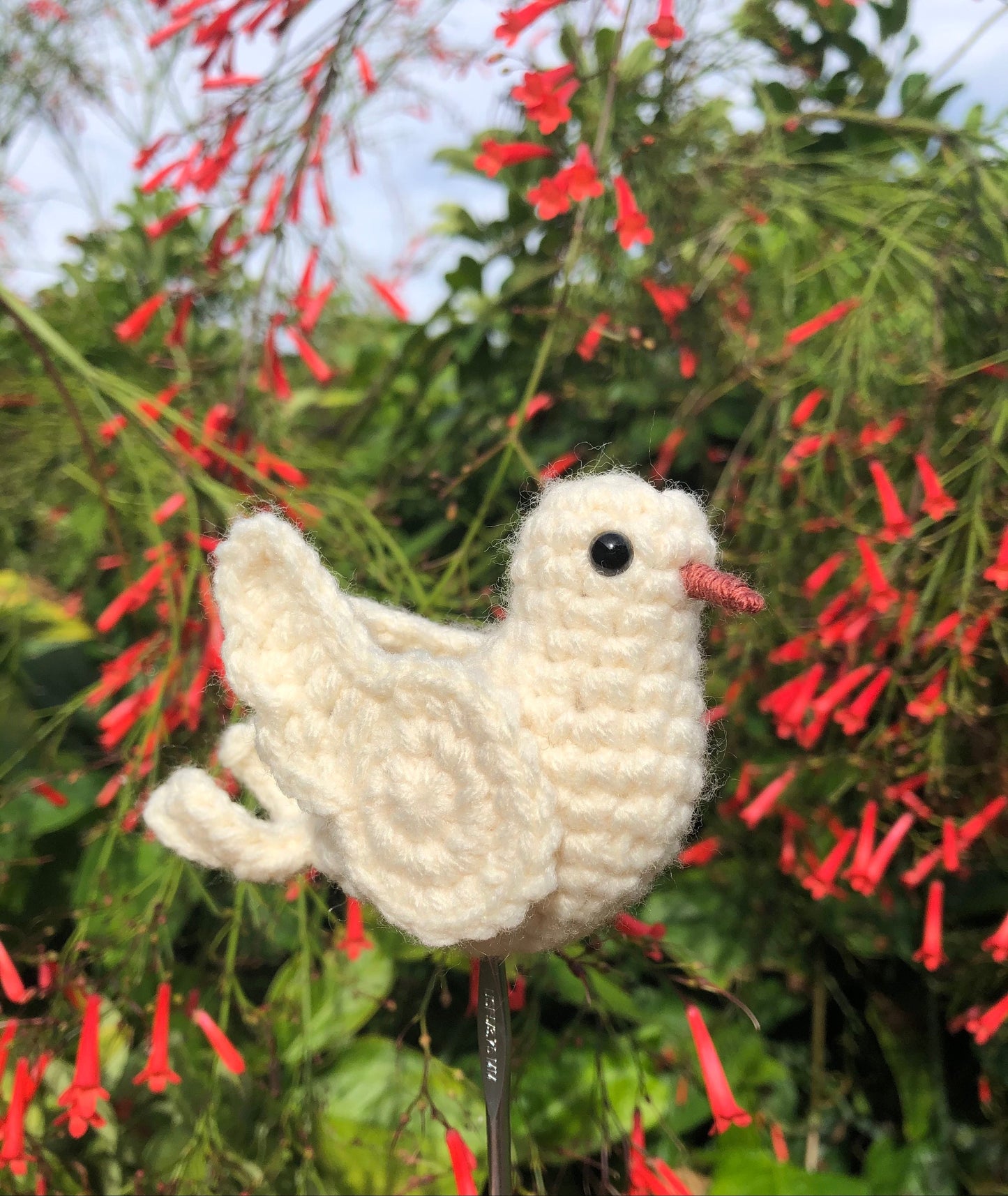 White Peace Dove Written Crochet Pattern | DIGITAL PDF