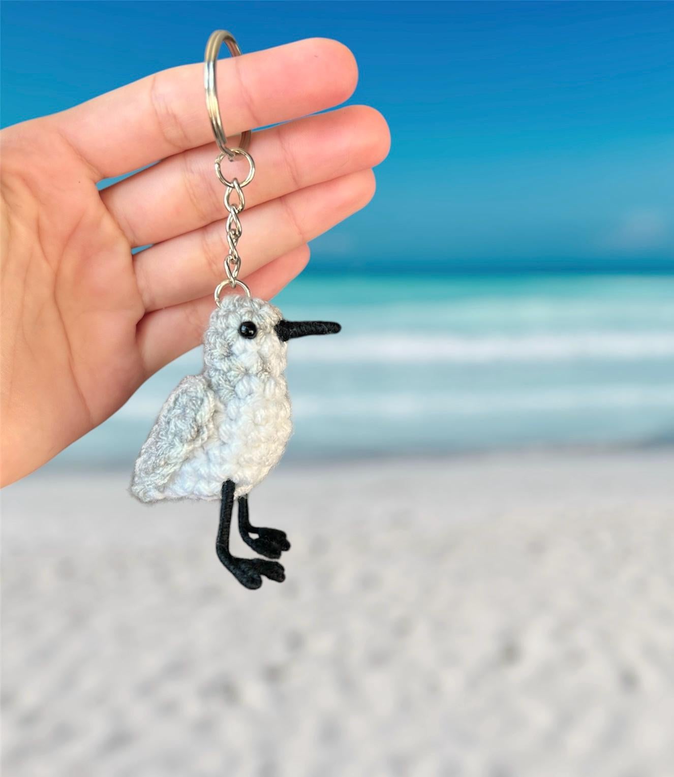 Tiny Birdies Sandpiper Keychain