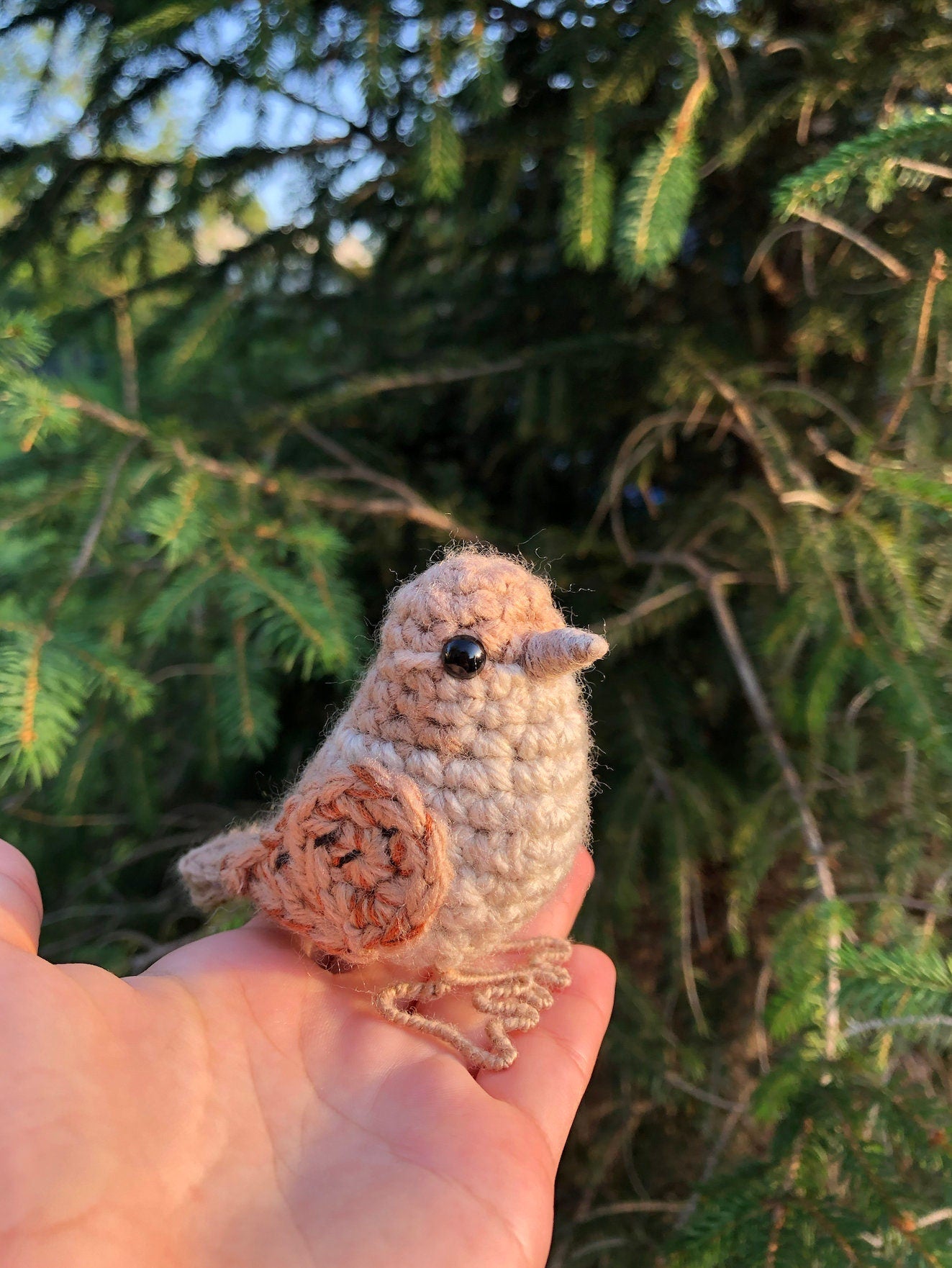 Male + Female Sparrow Crochet Pattern Bundle | DIGITAL PDFs