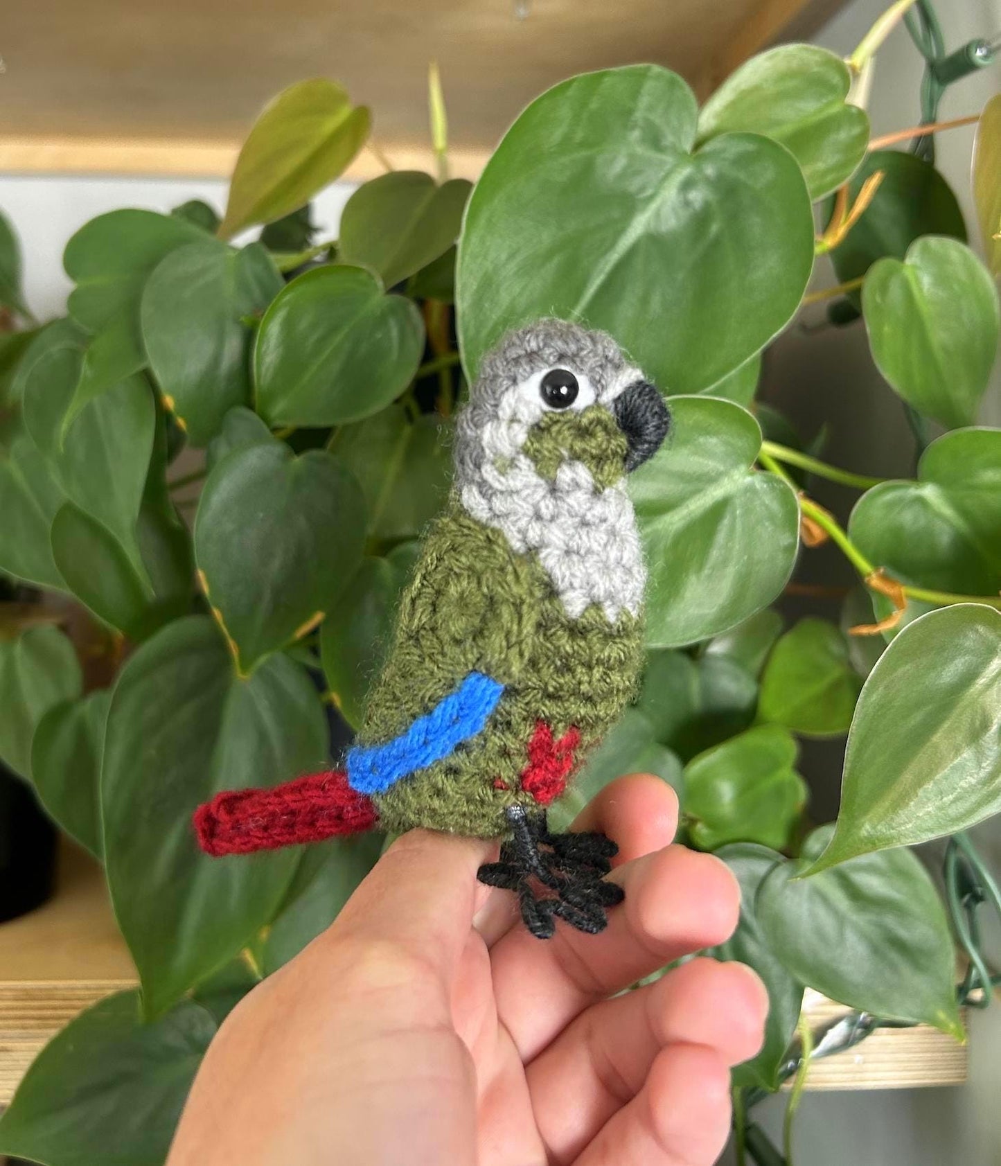 Green Cheek Conure Plush