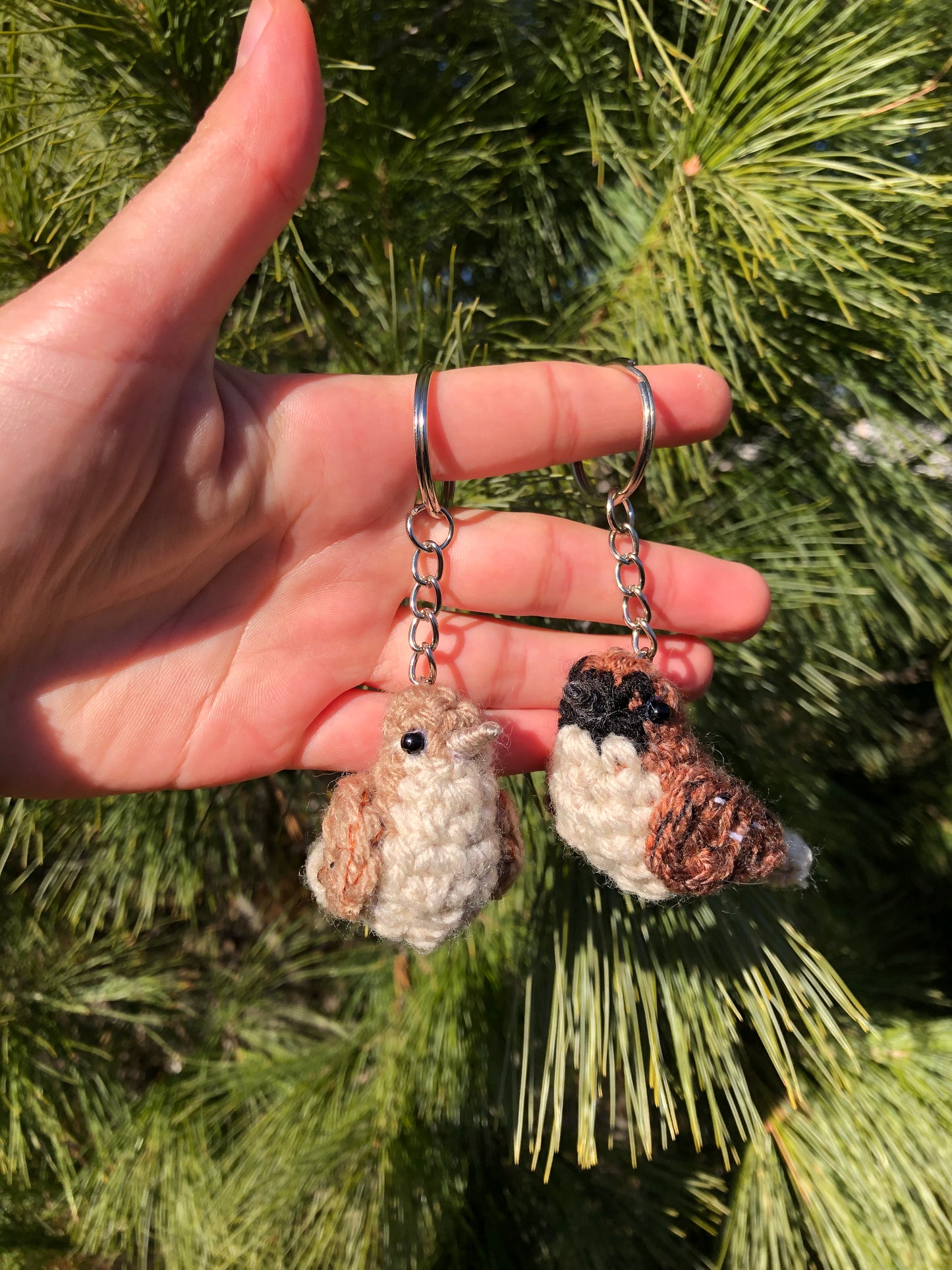 Tiny Birdies Male + Female Sparrow Crochet Pattern Bundle | DIGITAL PDFs