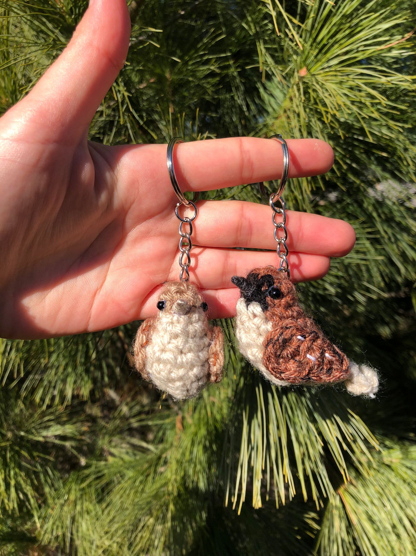 Tiny Birdies Male + Female Sparrow Crochet Pattern Bundle | DIGITAL PDFs