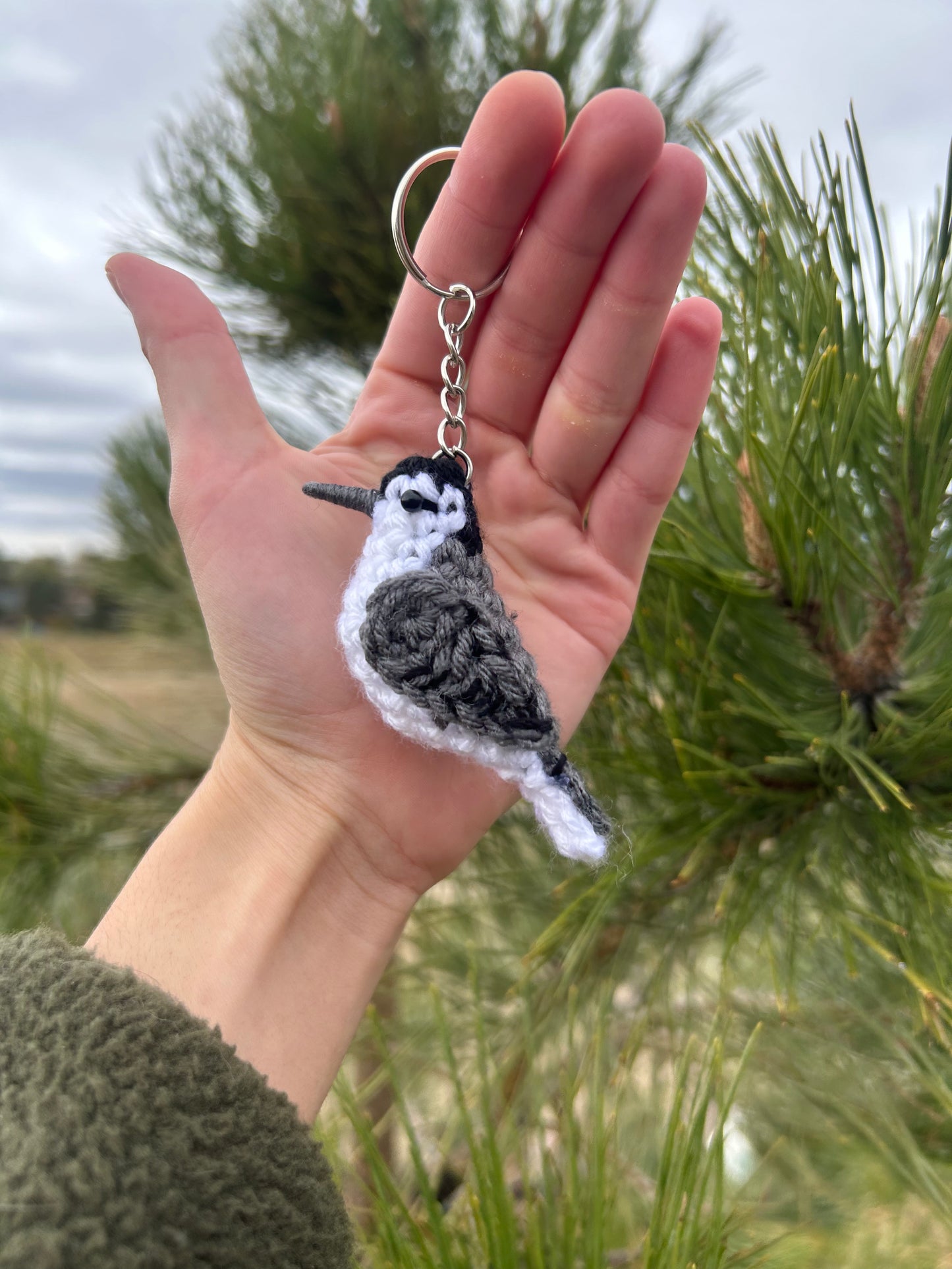 Tiny Birdies White-breasted Nuthatch Keychain