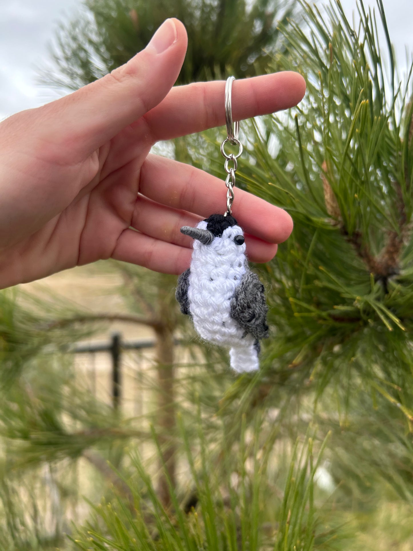 Tiny Birdies White-breasted Nuthatch Keychain
