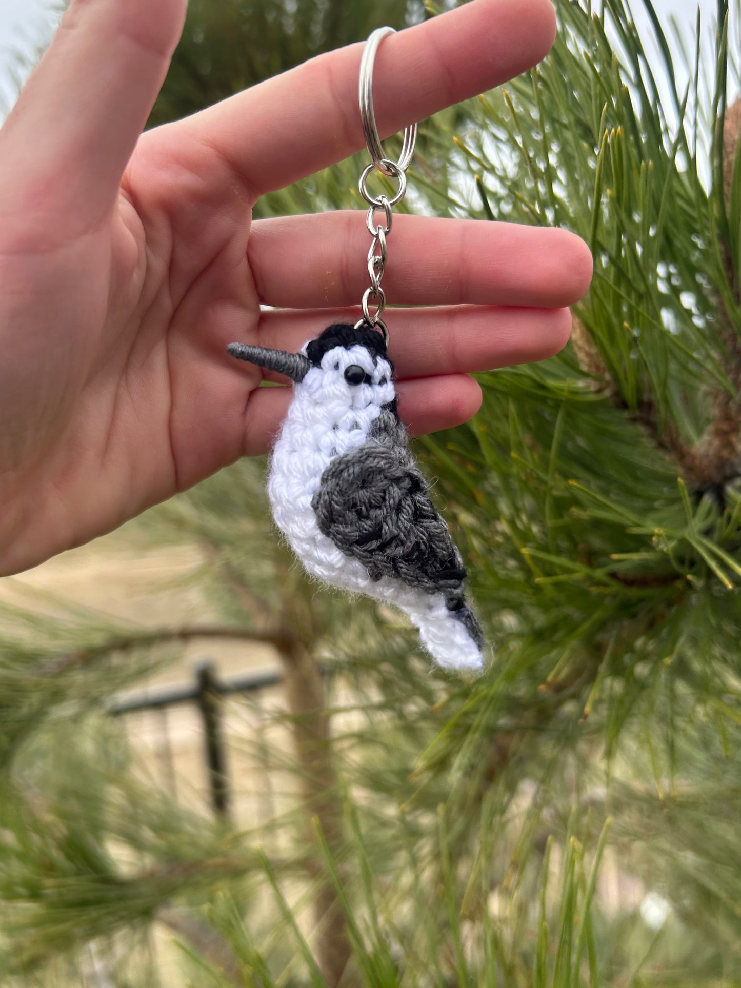 Tiny Birdies White-breasted Nuthatch Keychain