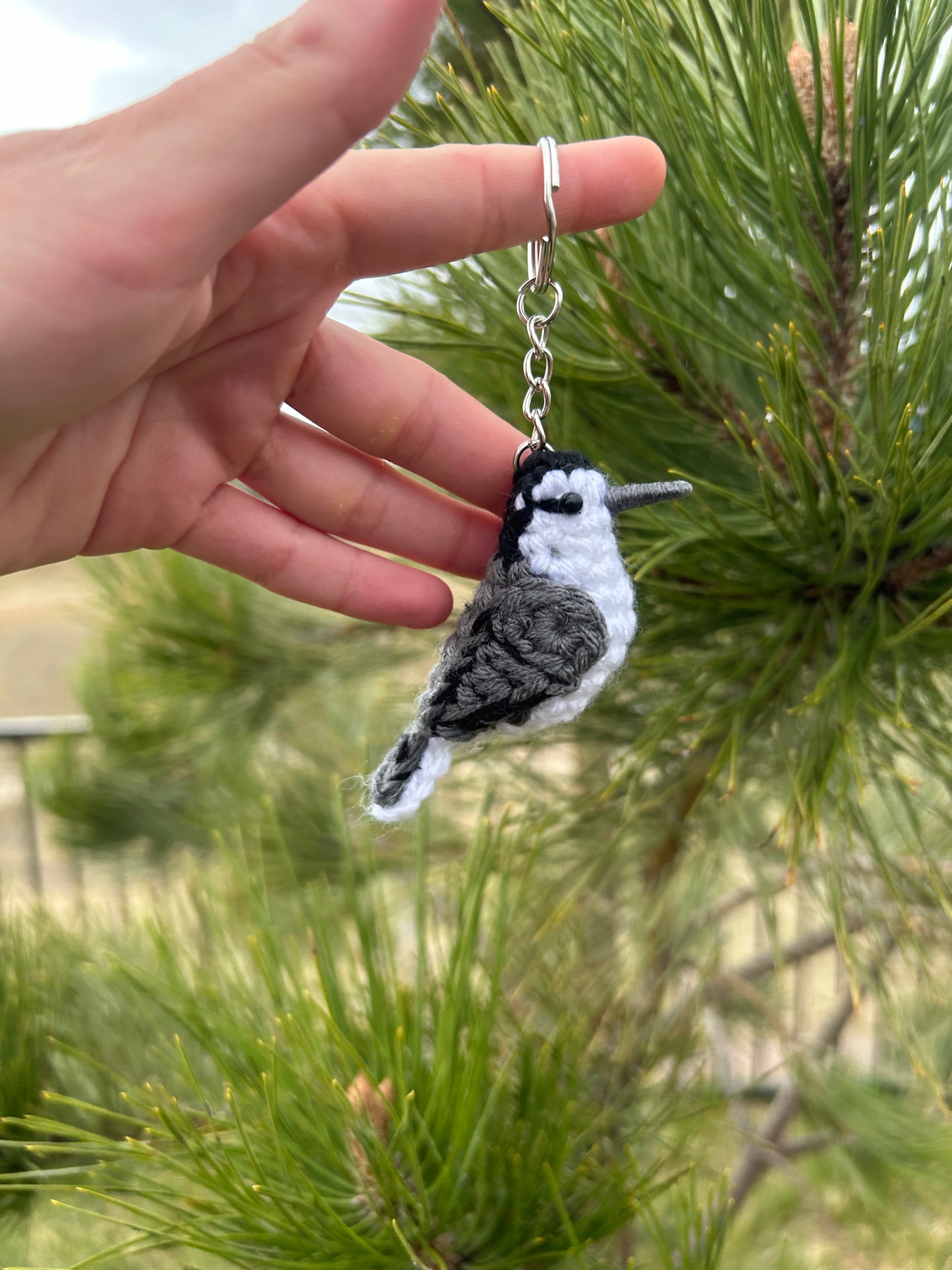 Tiny Birdies White-breasted Nuthatch Keychain