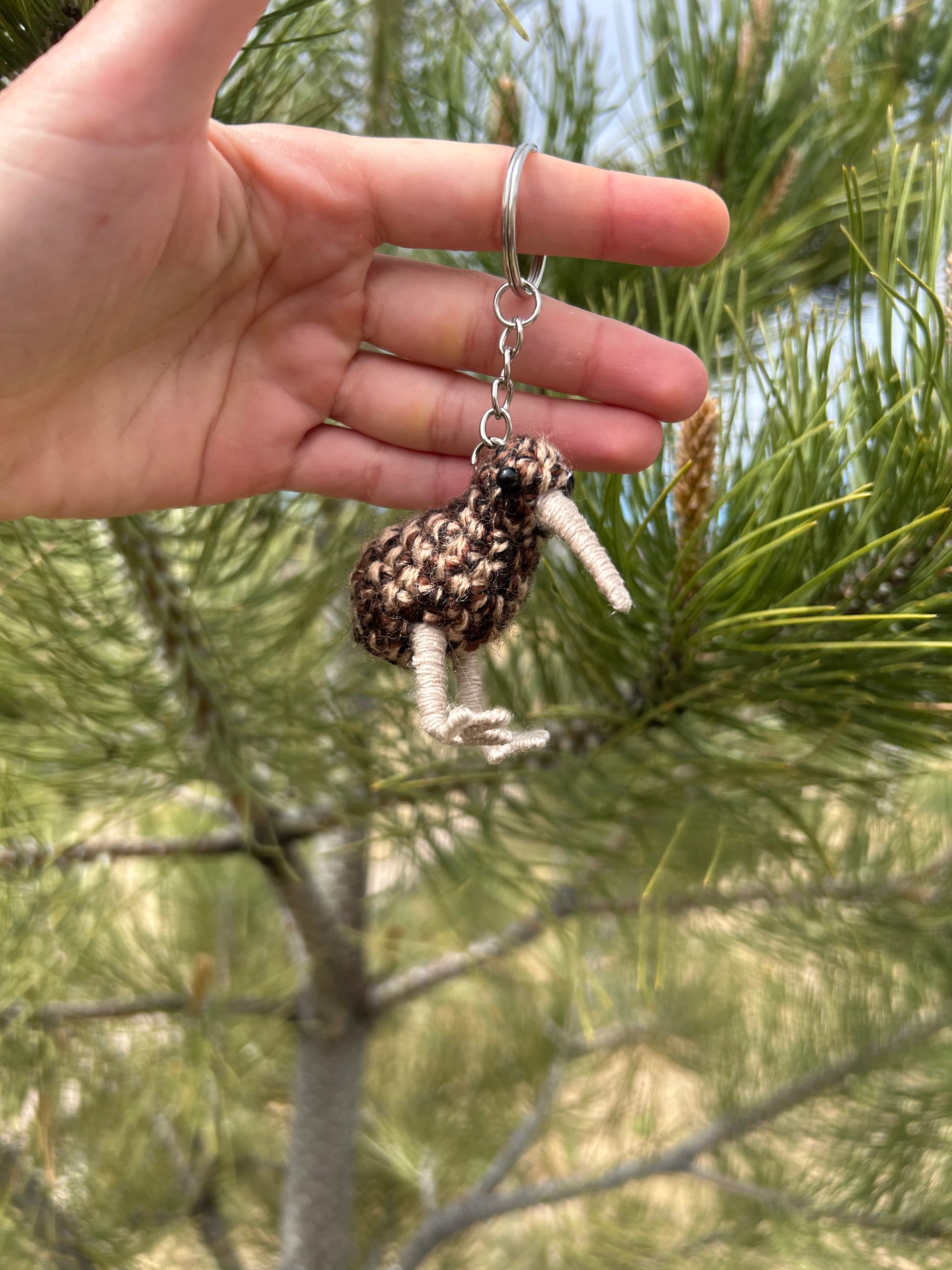 Tiny Birdies Kiwi Keychain – CrochetCartelCo