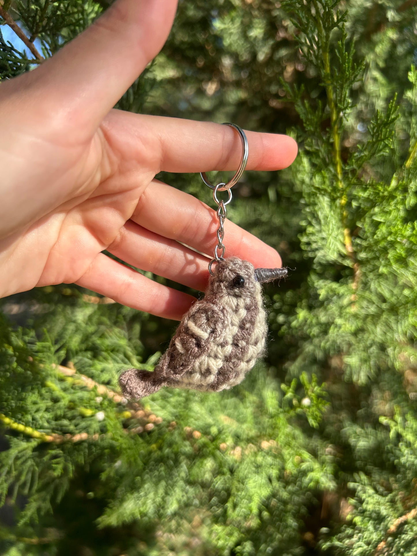 Tiny Birdies Male & Female House Finch Keychain