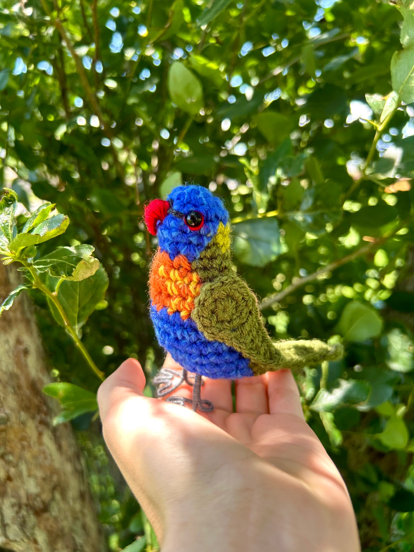 Rainbow Lorikeet Written Crochet Pattern | DIGITAL PDF
