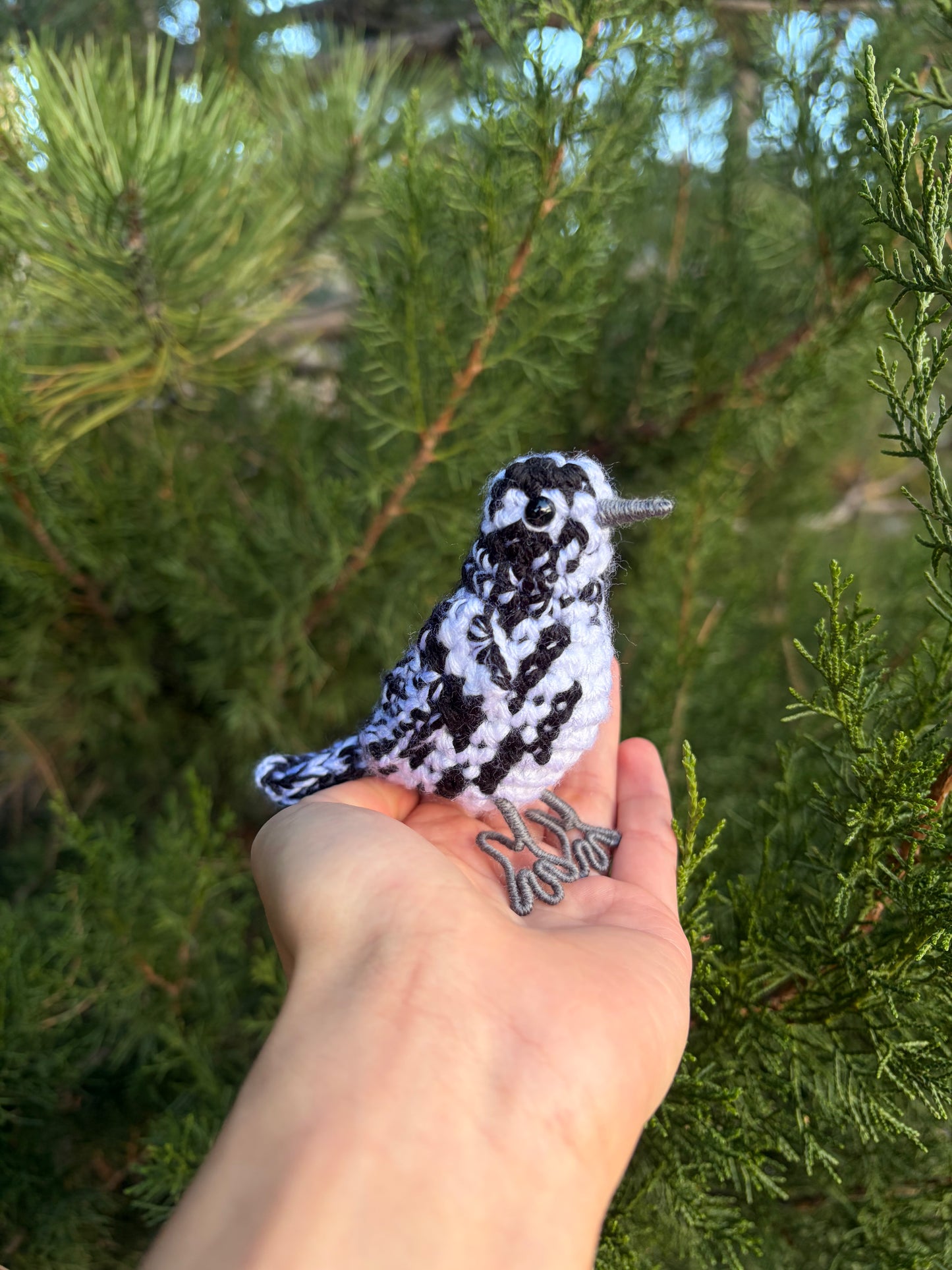 Black-and-white Warbler Plush